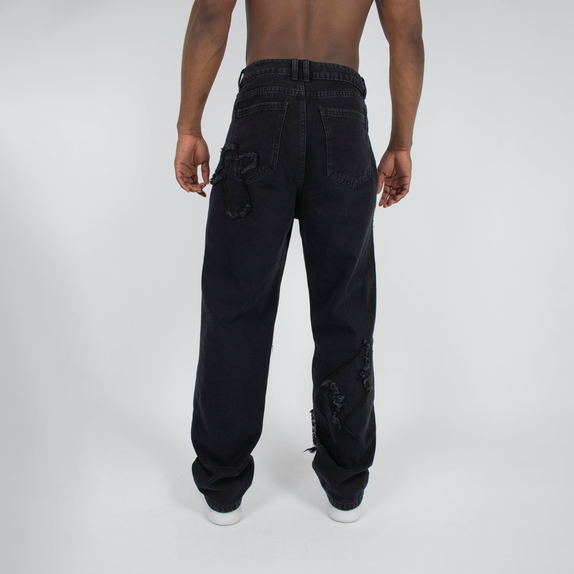 Jean hombre baggy negro