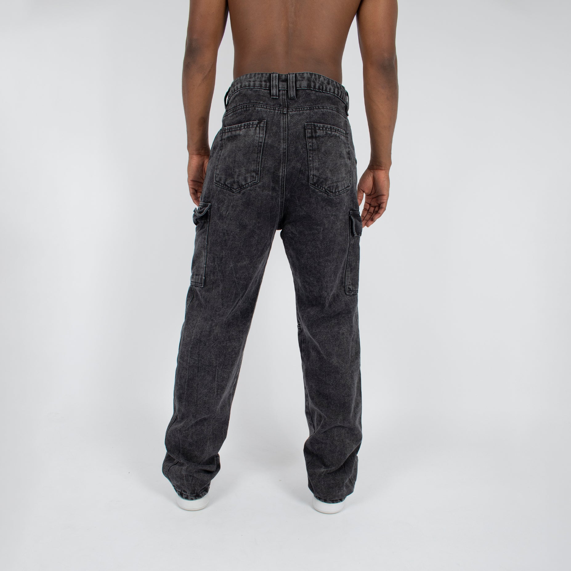 Jean hombre baggy gris