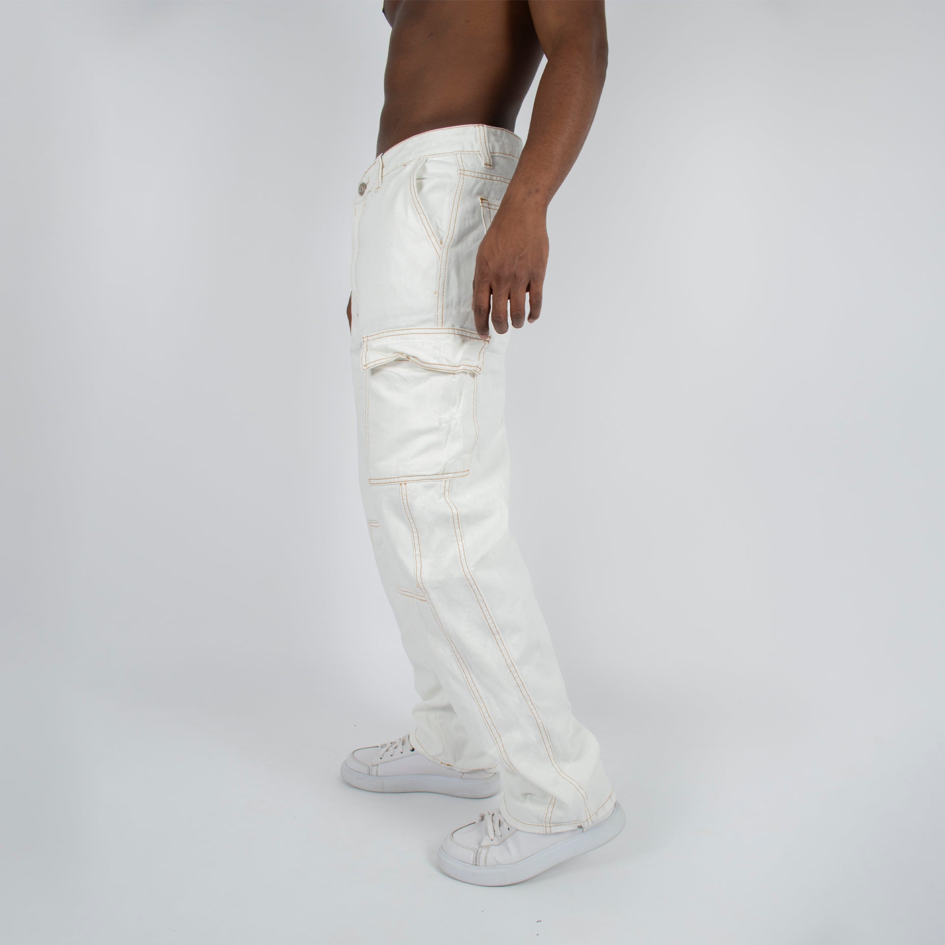 Jean hombre baggy beige