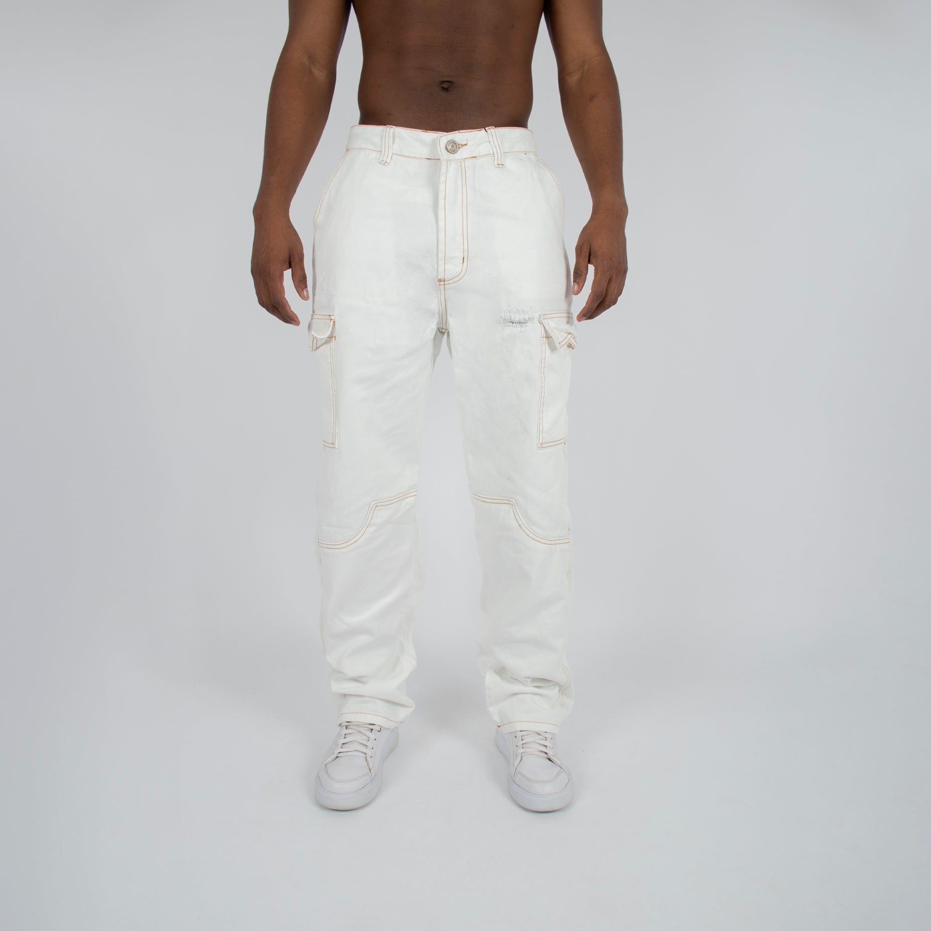 Jean hombre baggy beige