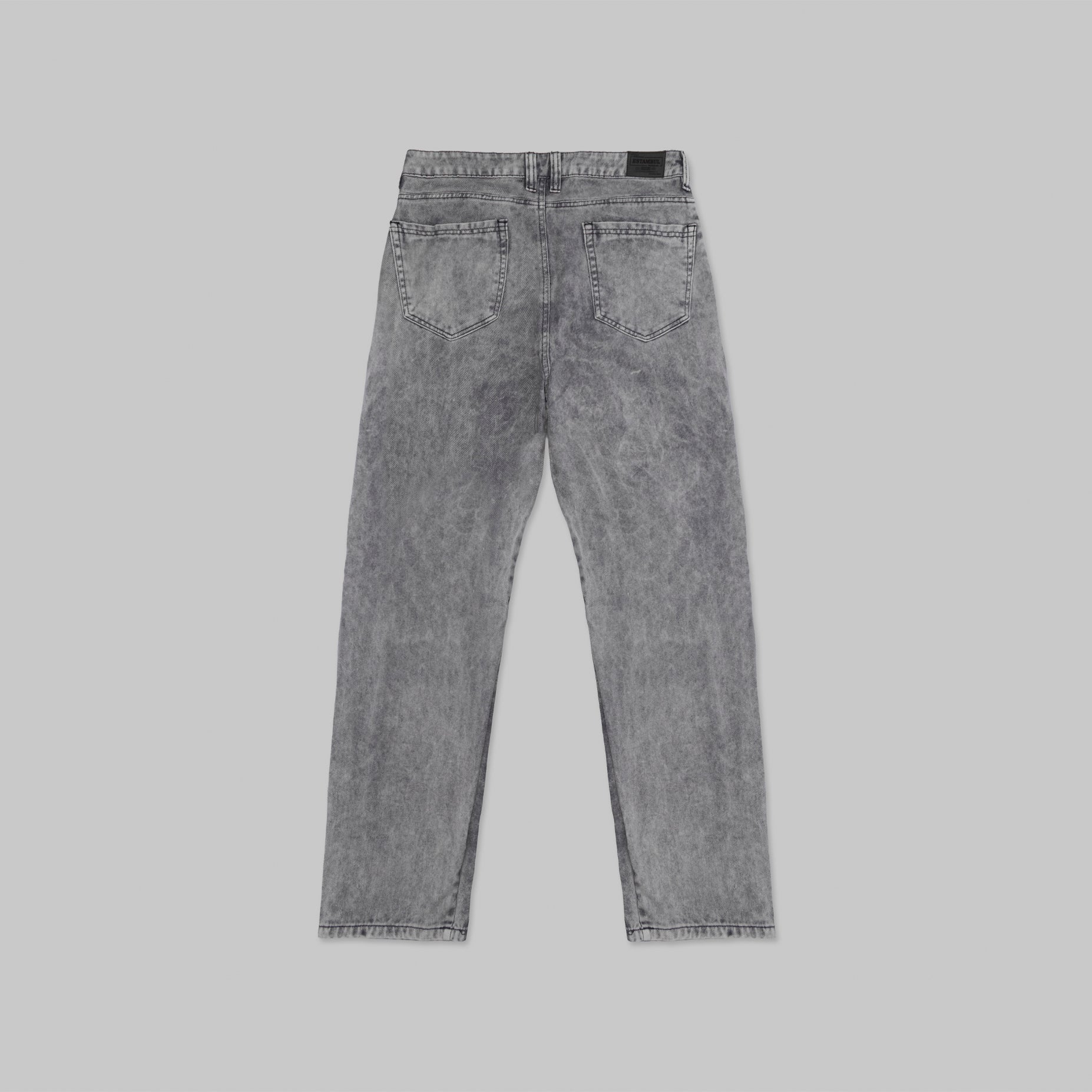 Jean hombre ancho gris claro