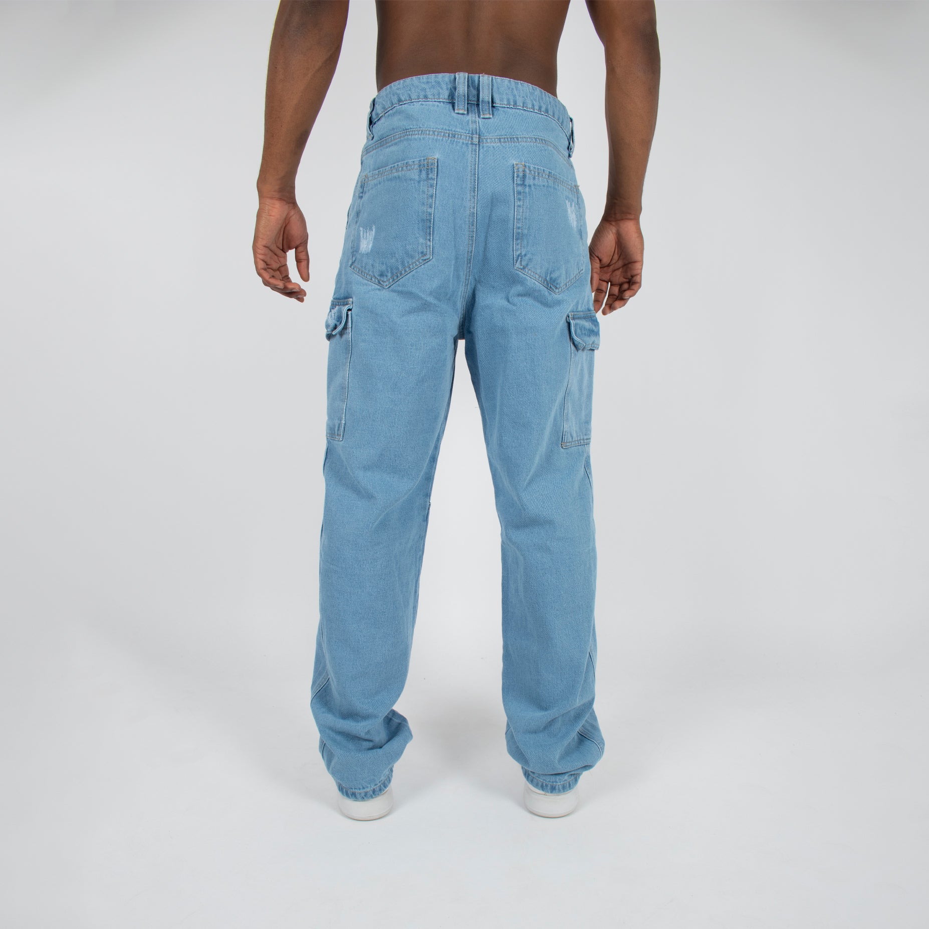 Jean hombre baggy azul claro