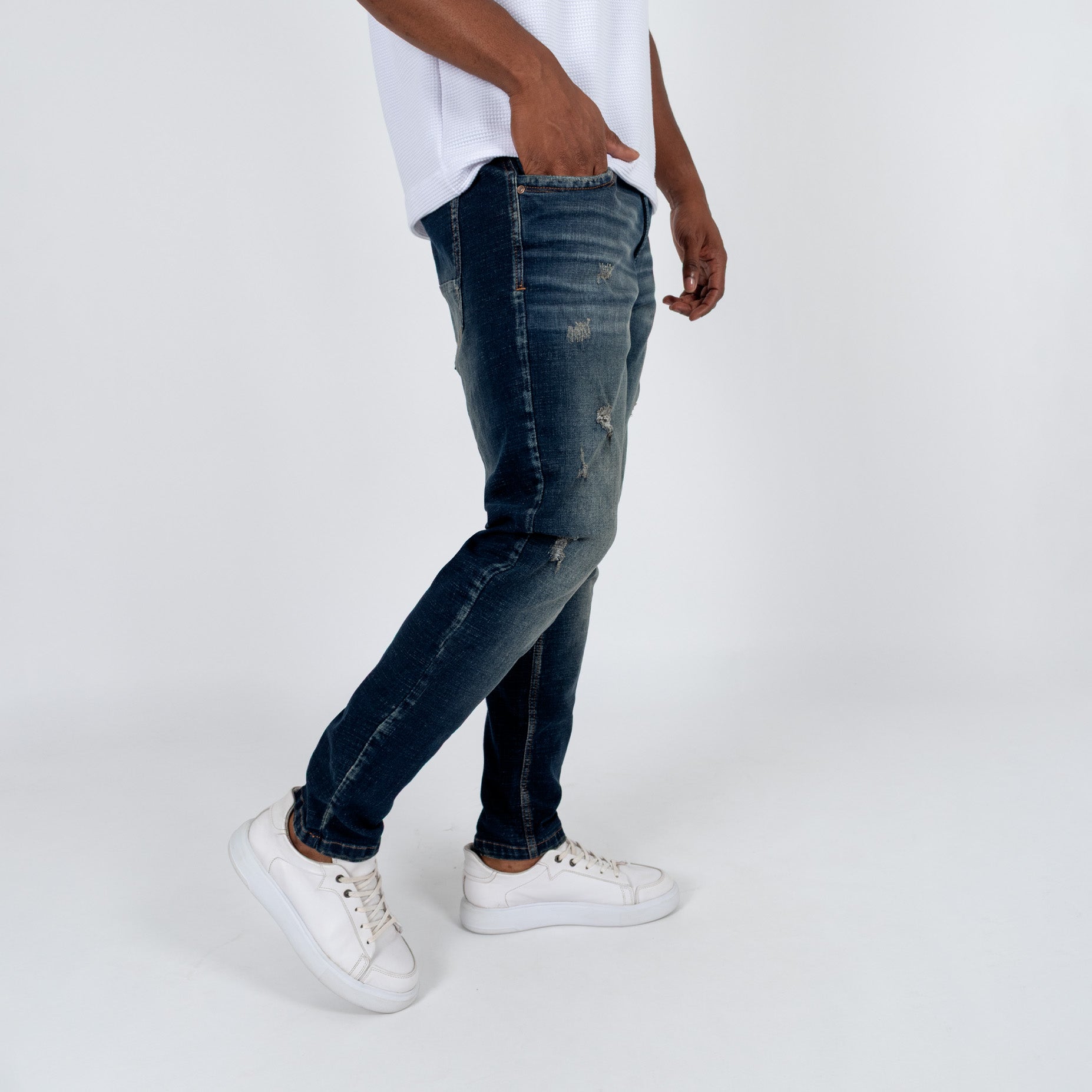 Jean hombre skinny azul oscuro