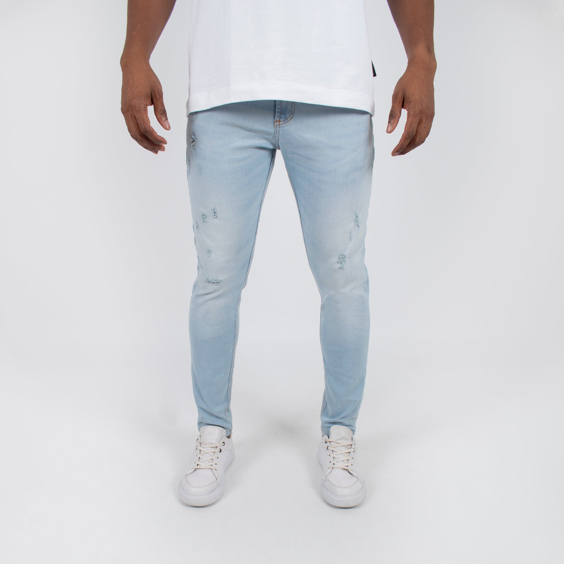 Jean hombre Regular azul claro