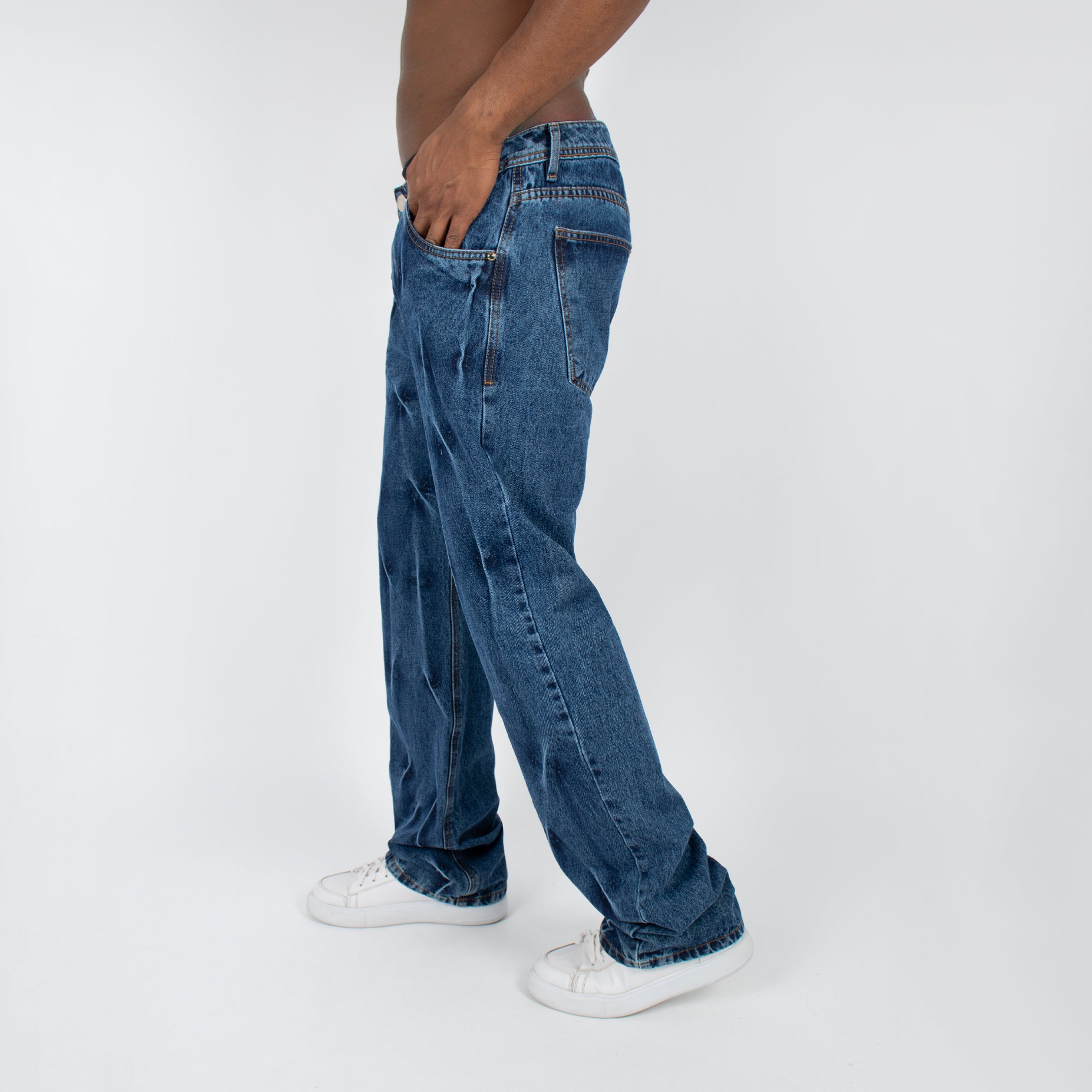 Jean hombre baggy rayo