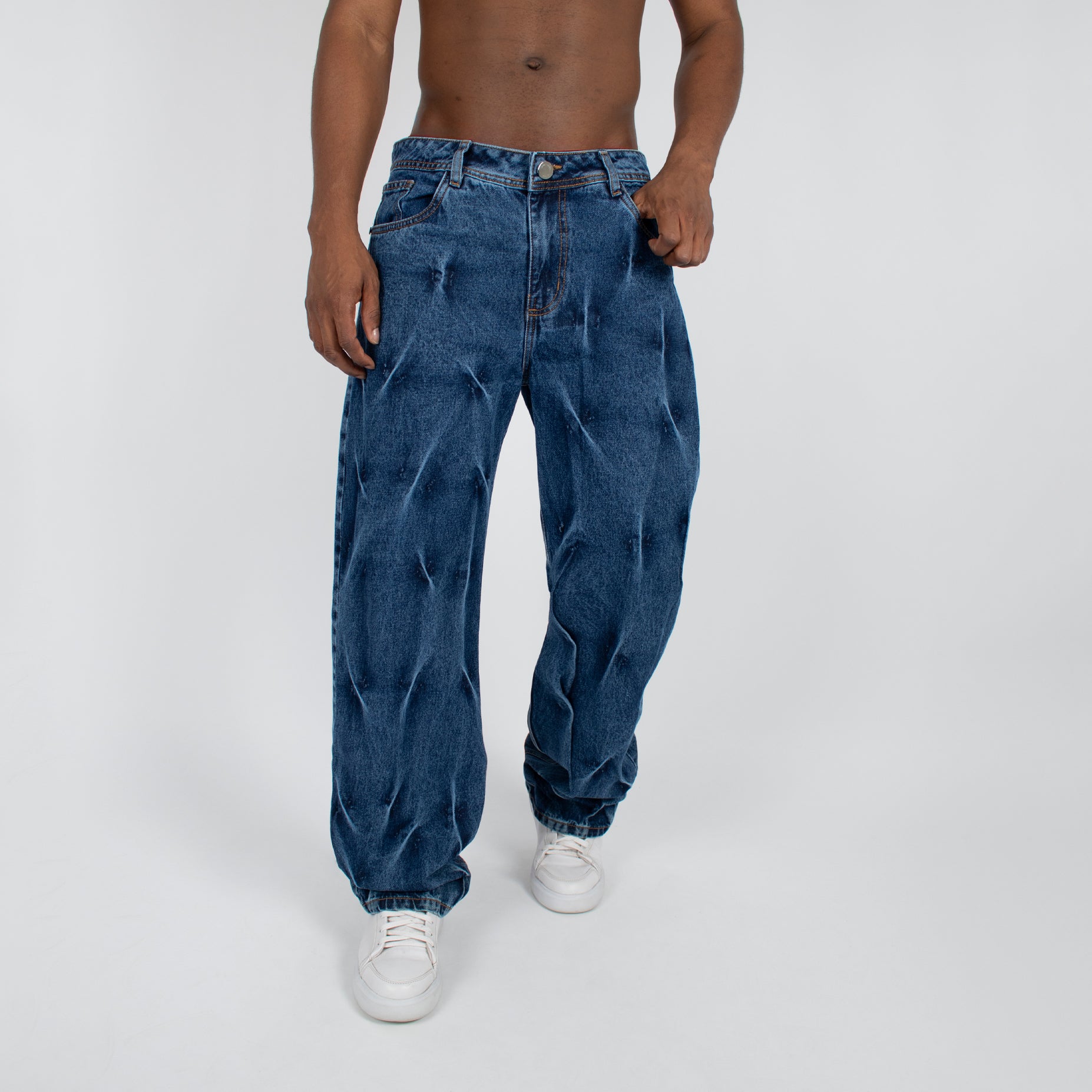 Jean hombre baggy rayo