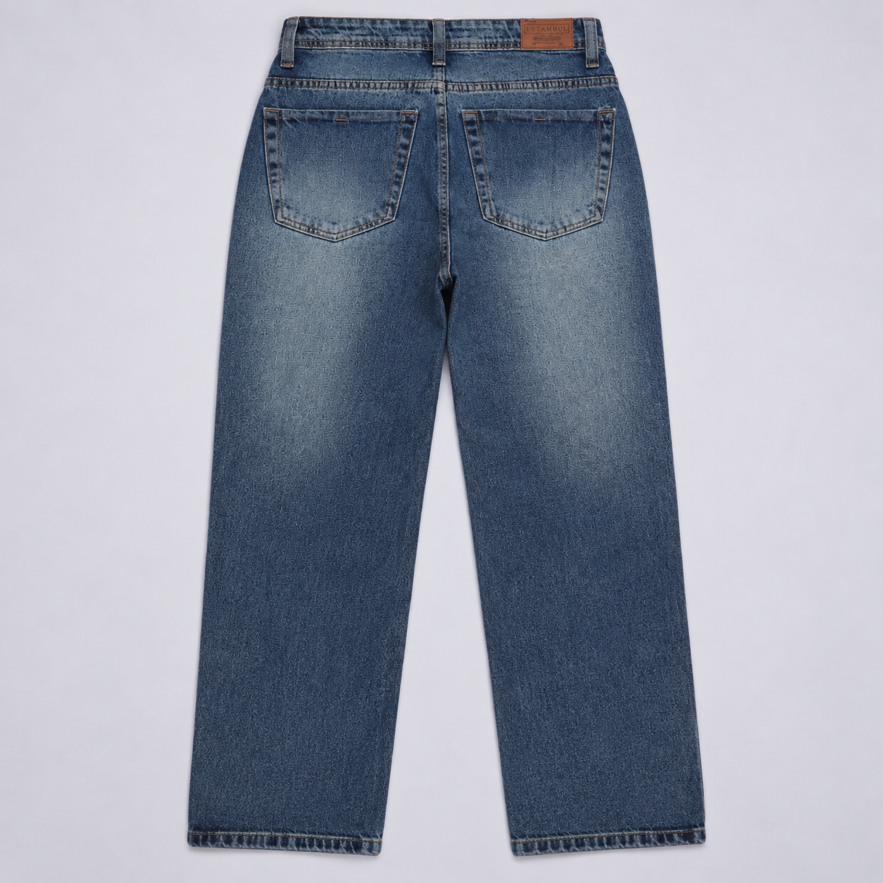Jean hombre baggy rigido