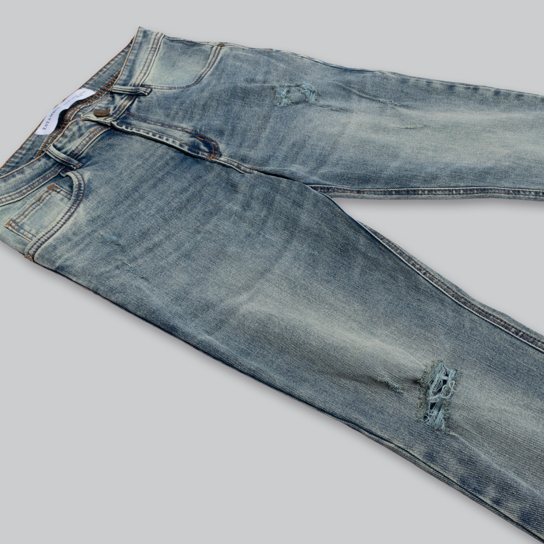 Jean hombre skinny claro