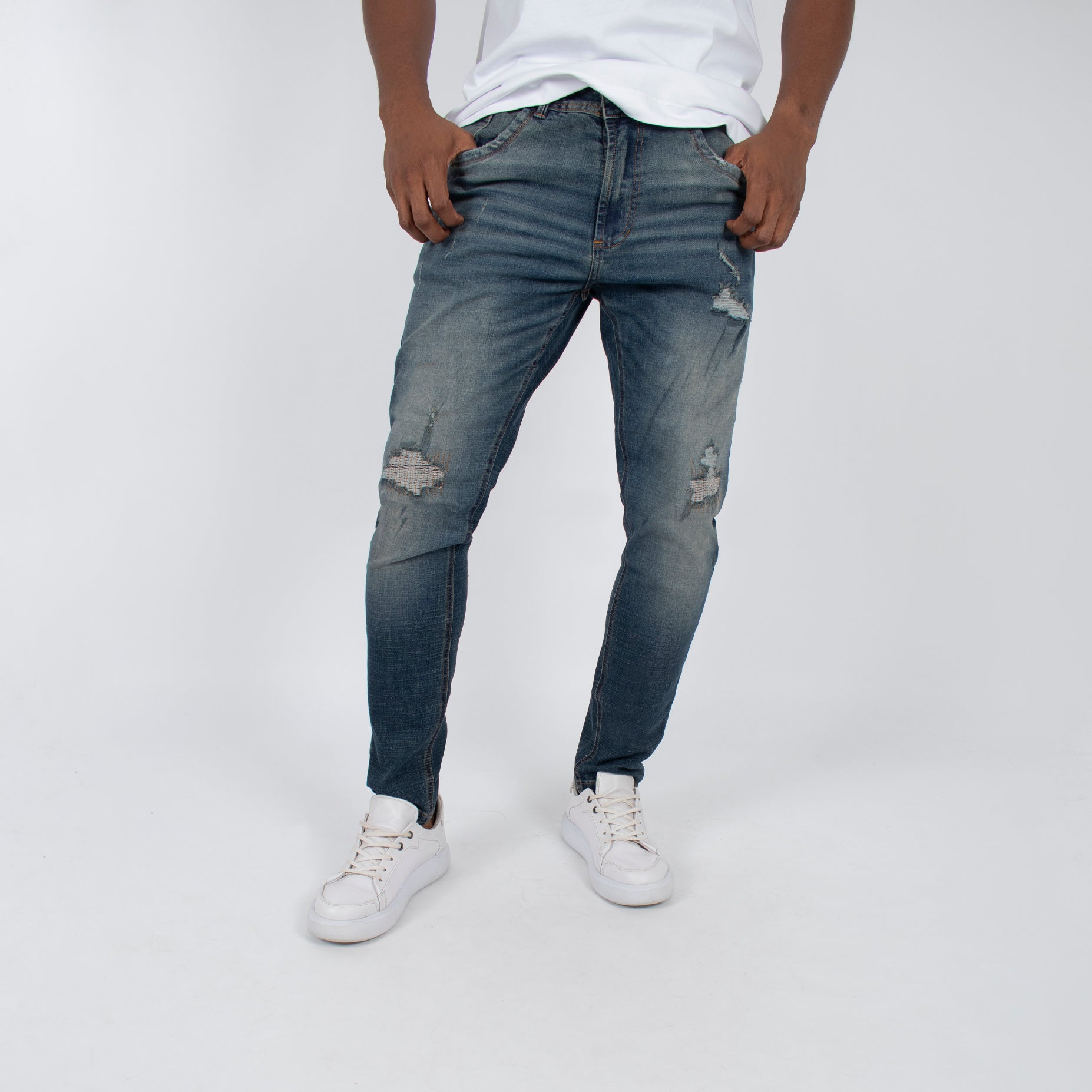 Jean hombre skinny con rotos