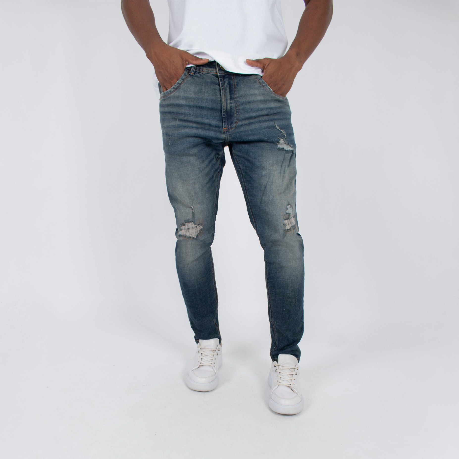 Jean hombre skinny con rotos