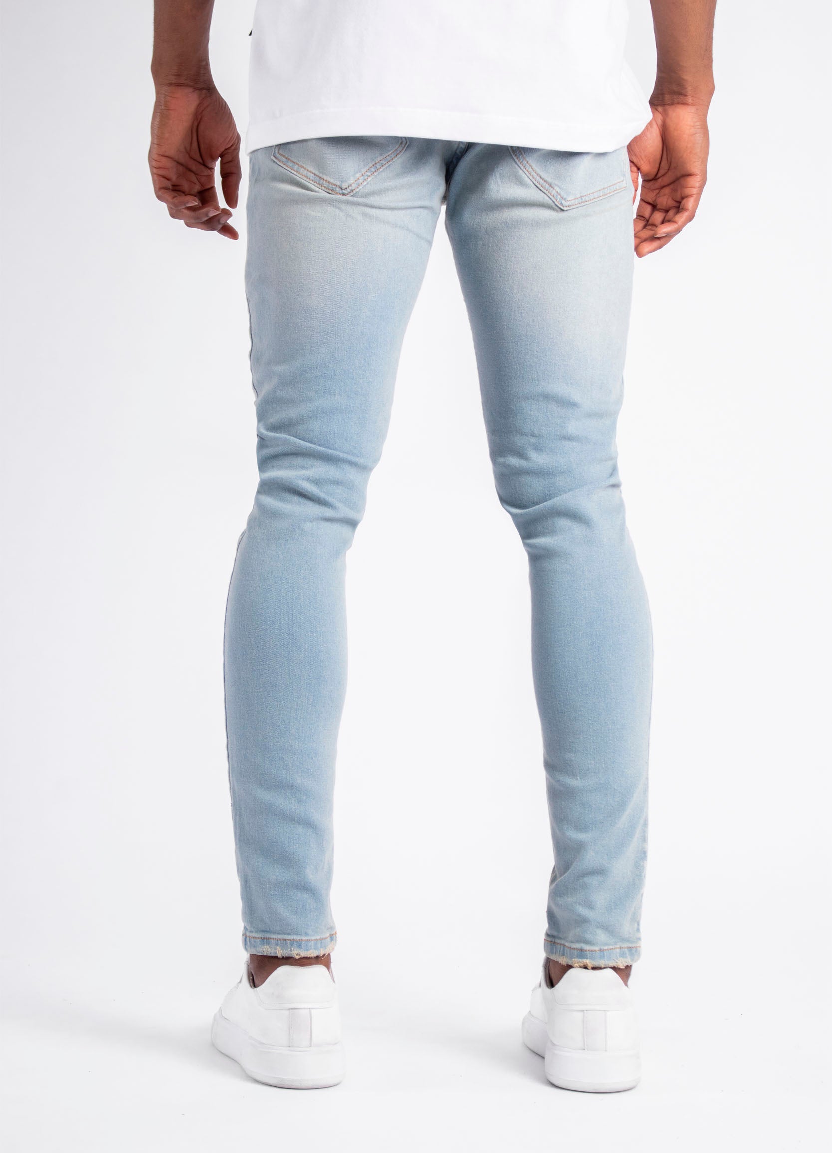 Jean hombre Skinny Hielo