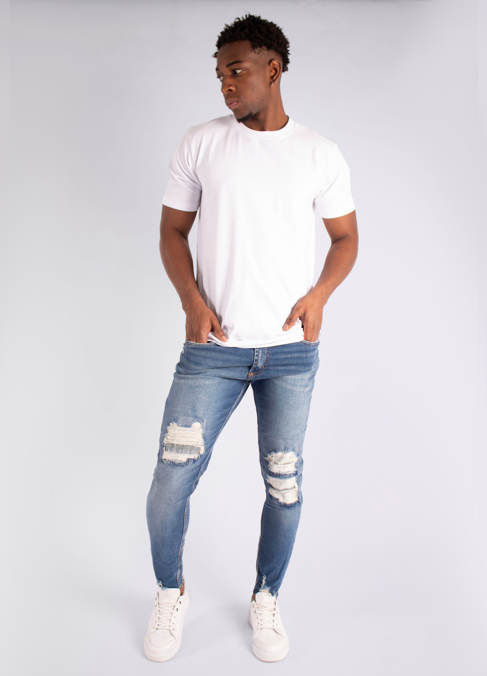 Jean hombre Skinny bordado