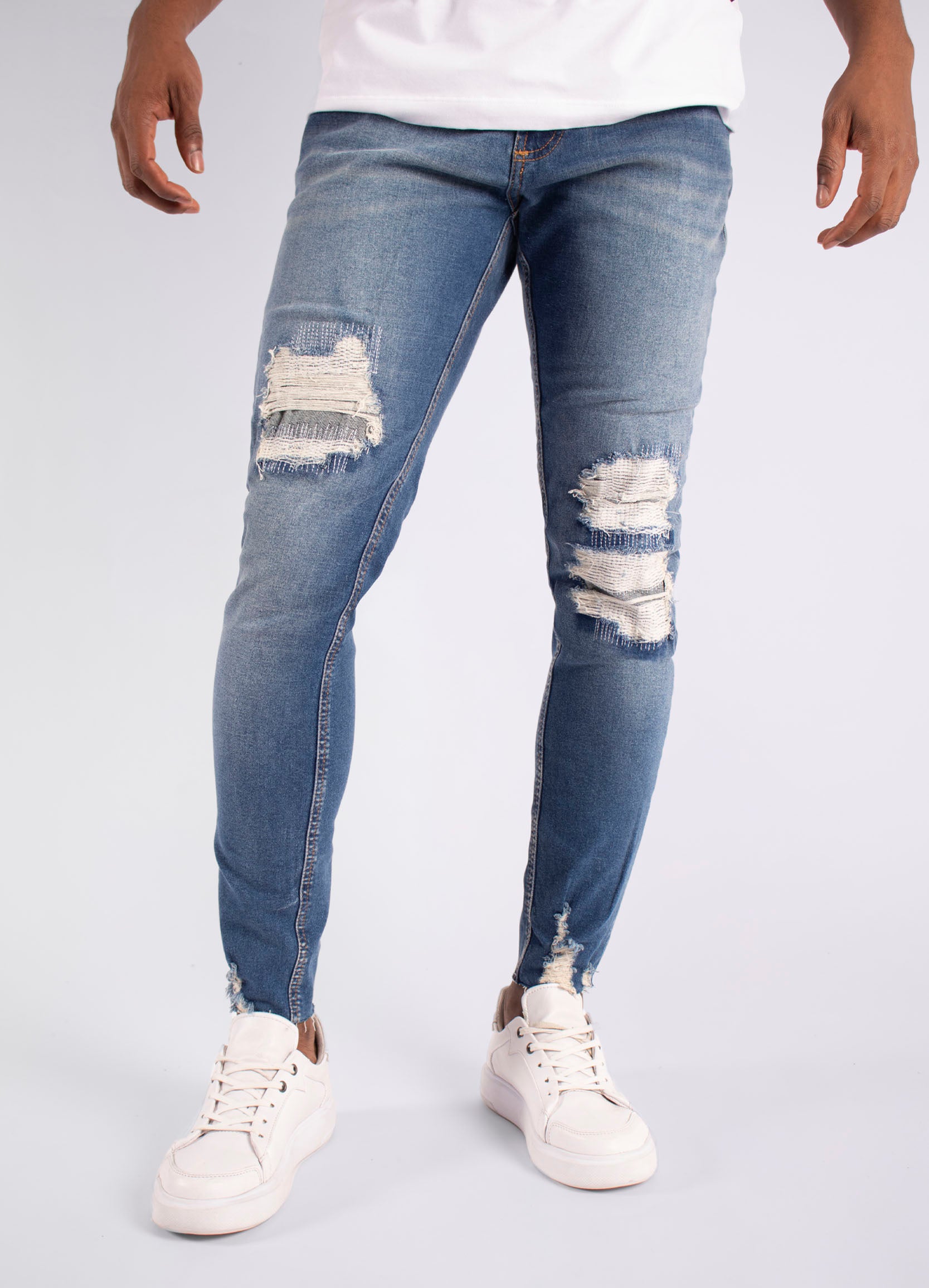 Jean hombre Skinny bordado