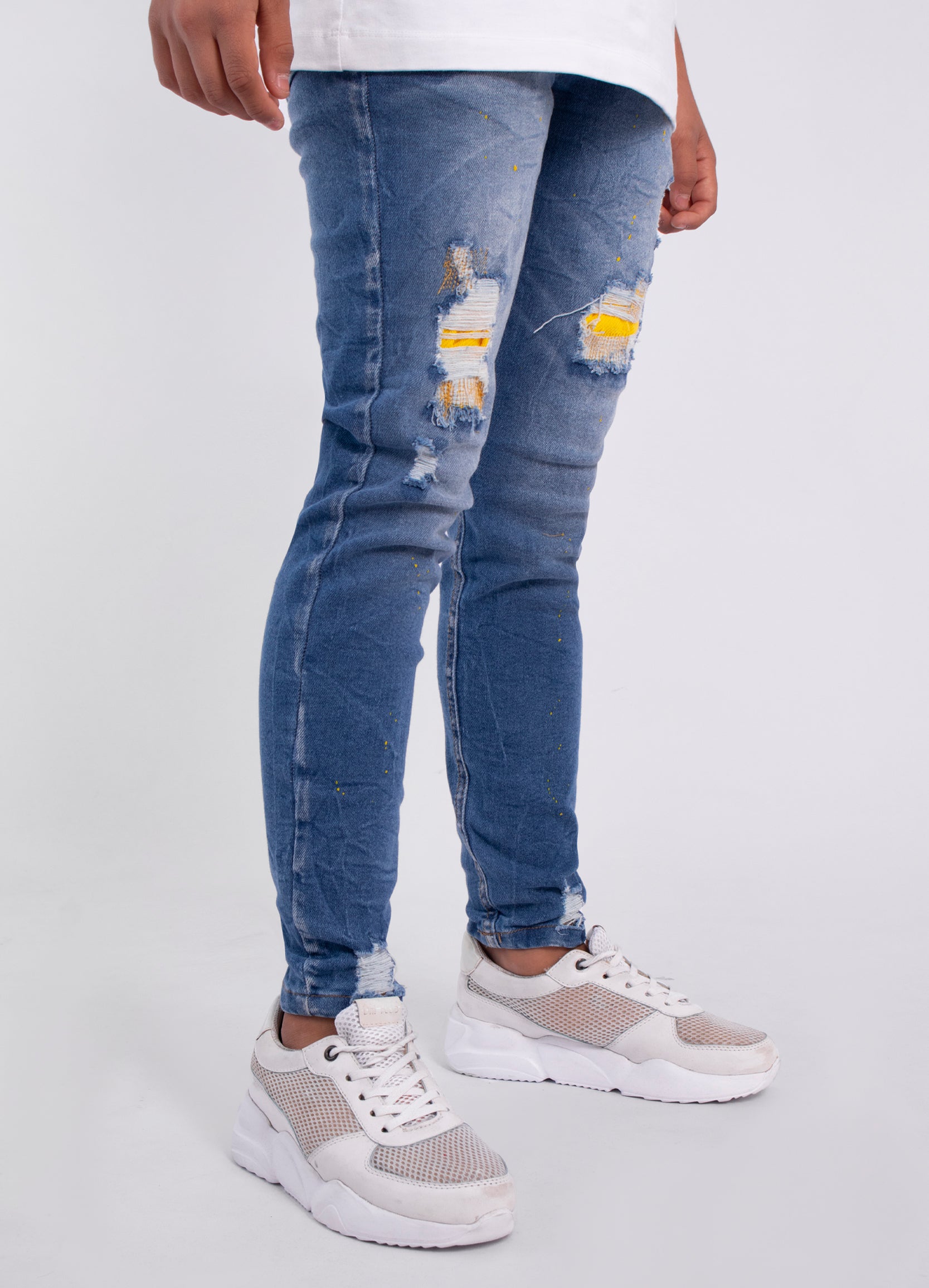 Jean niño azul claro