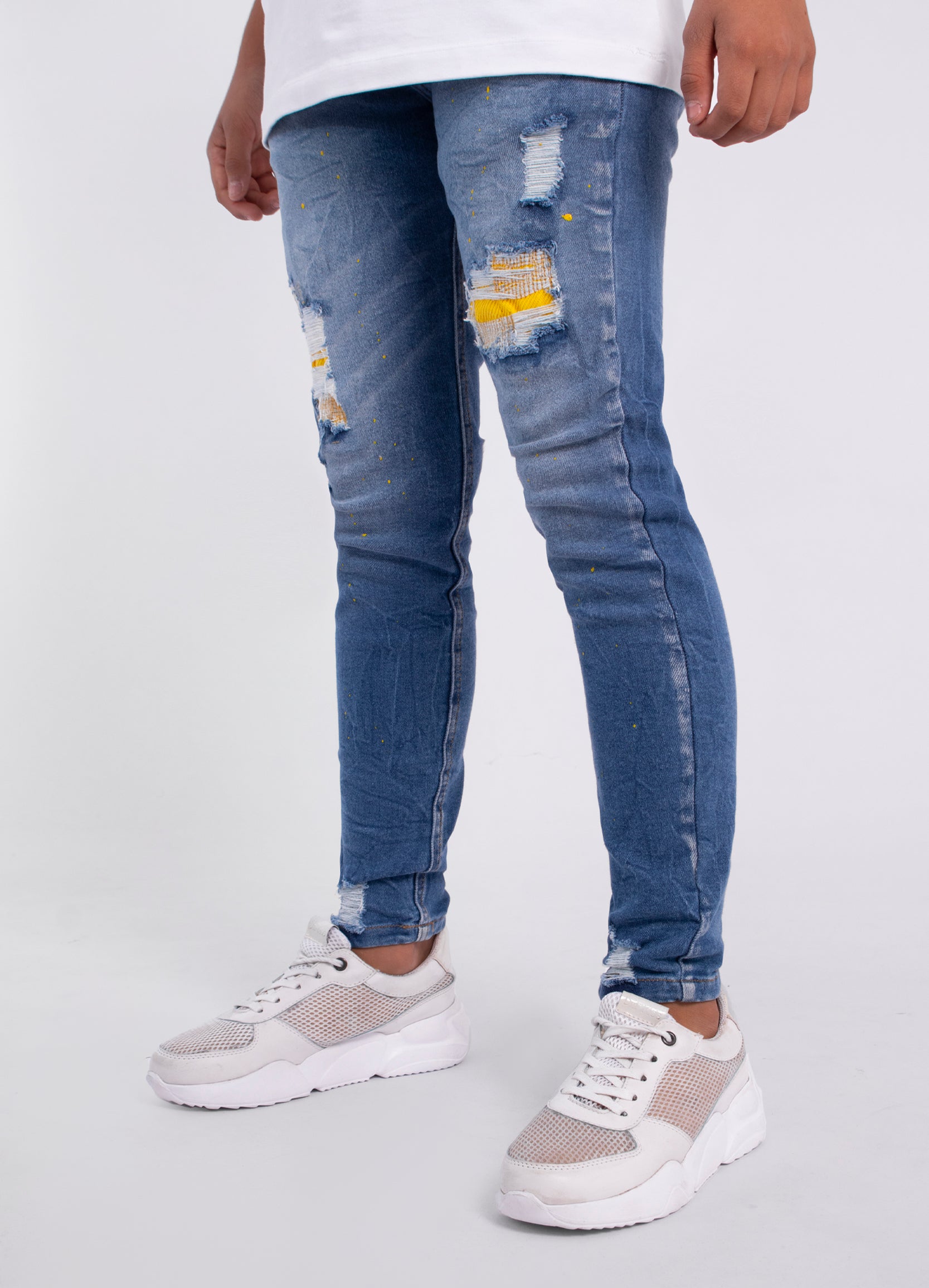 Jean niño azul claro