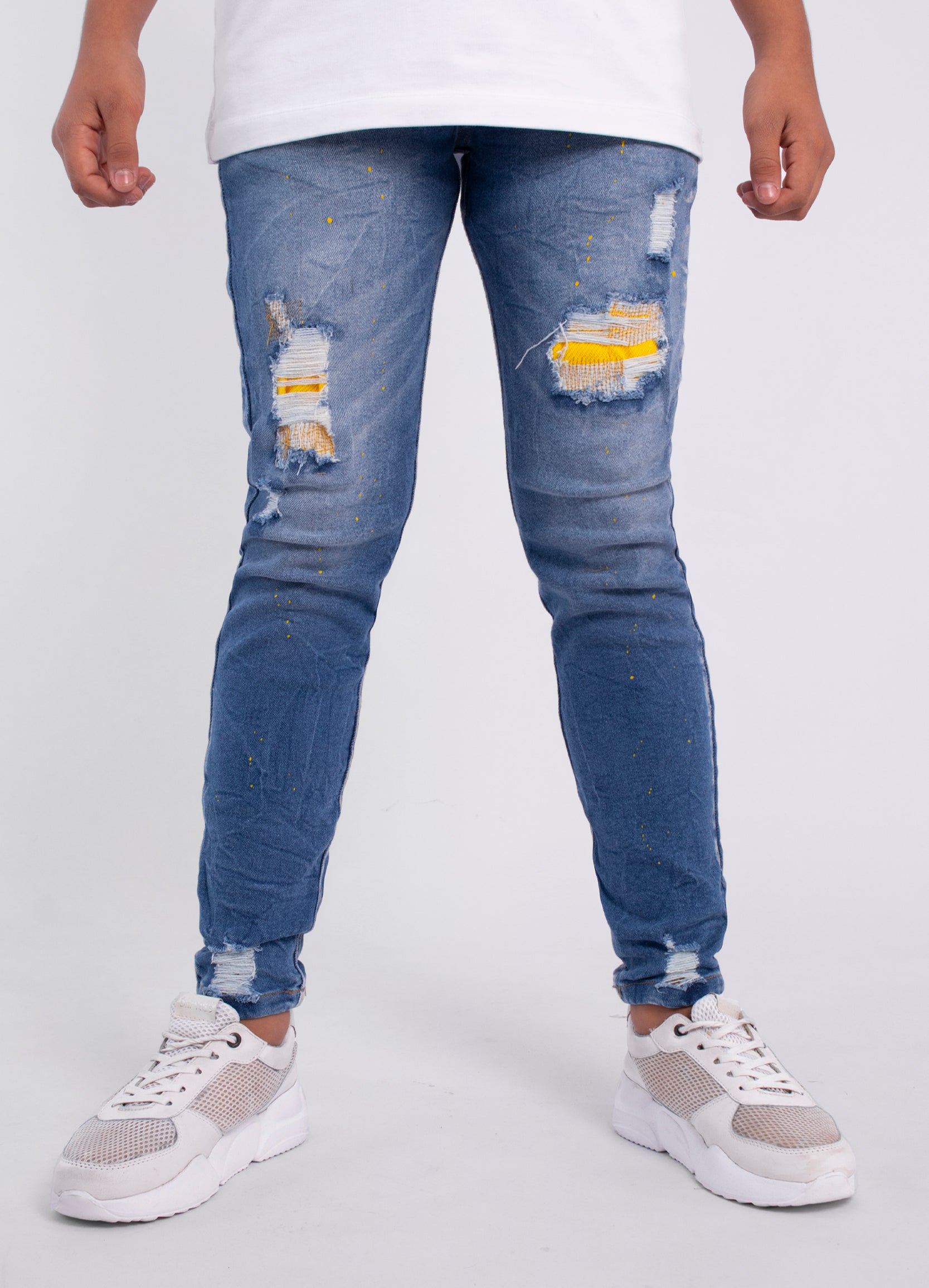 Jean niño azul claro