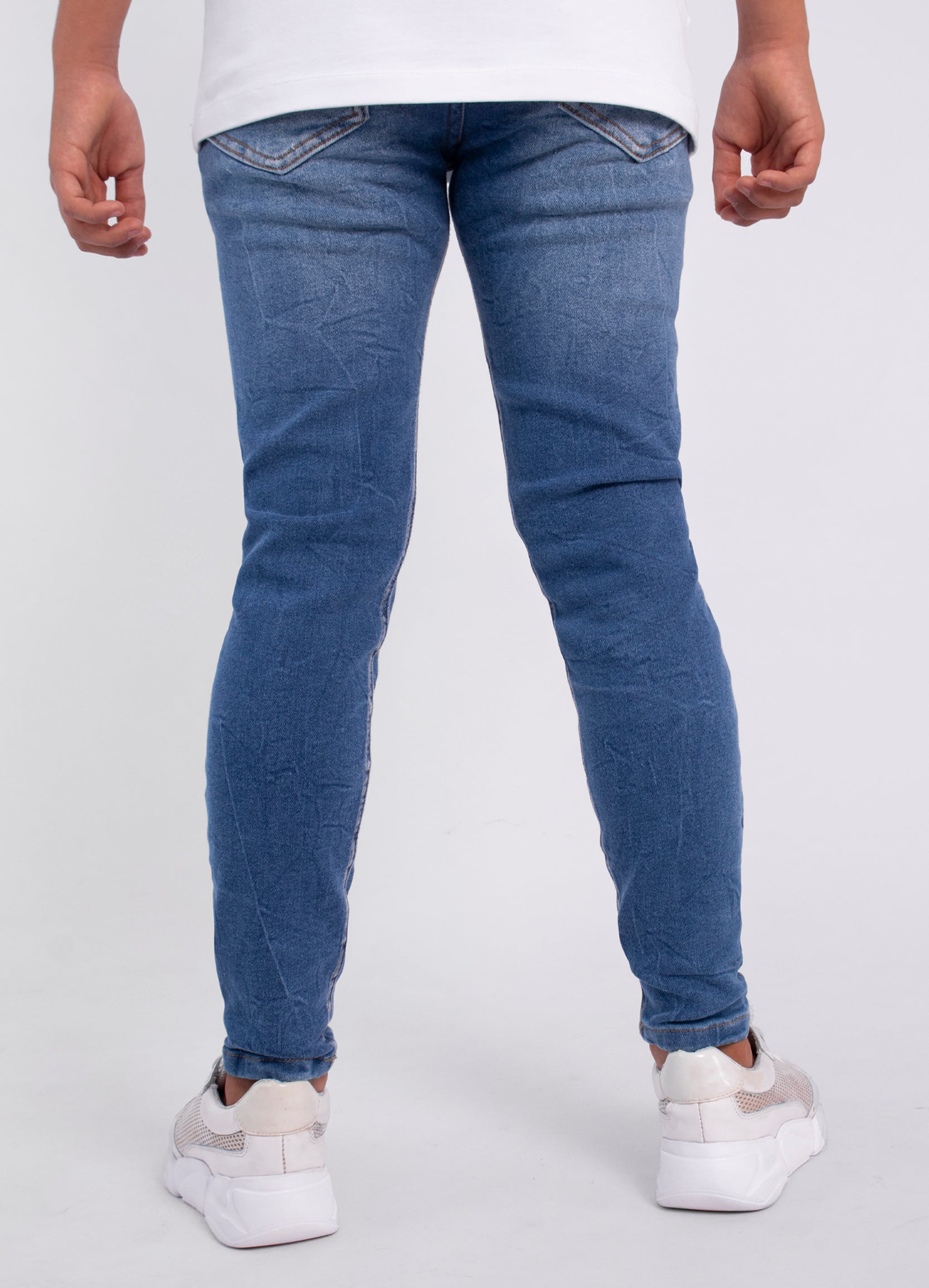 Jean niño azul claro