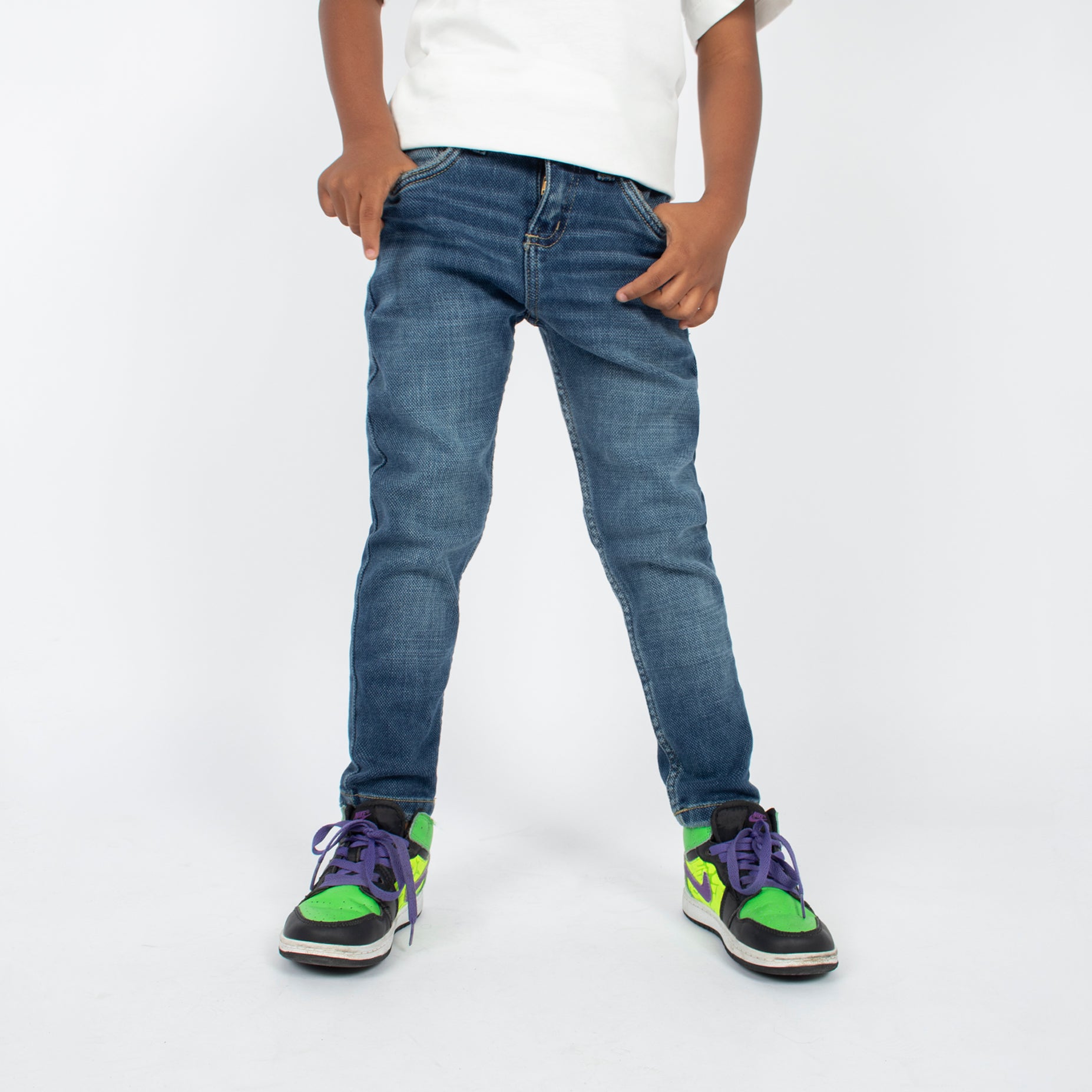 Jean niño skinny clasico