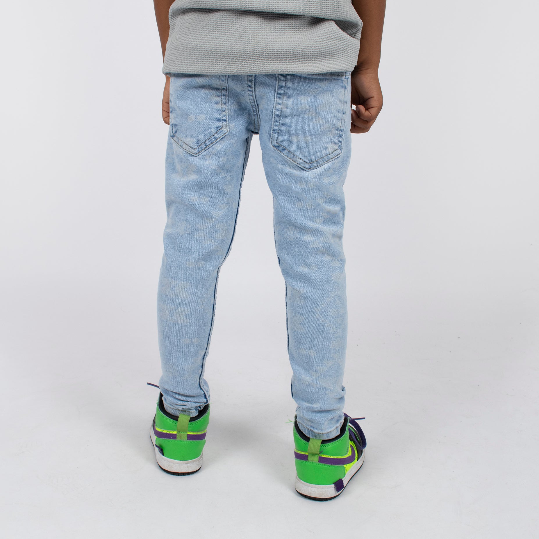 Jean niño skinny estampado