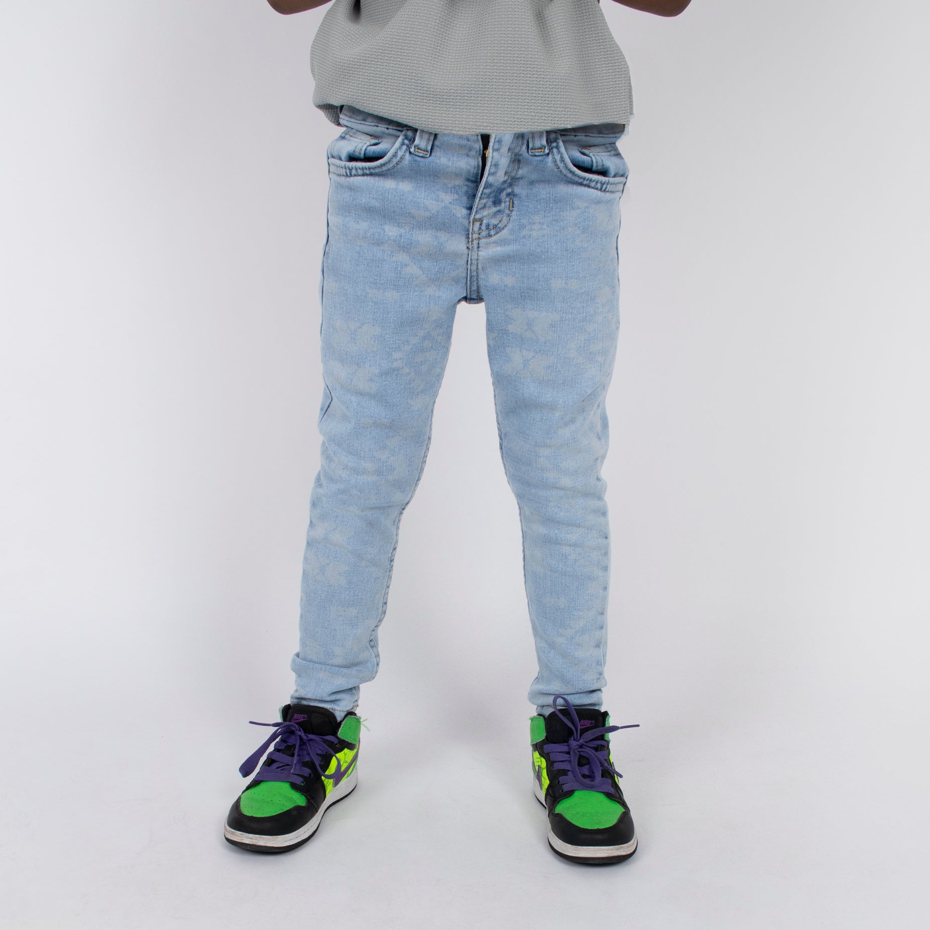 Jean niño skinny estampado