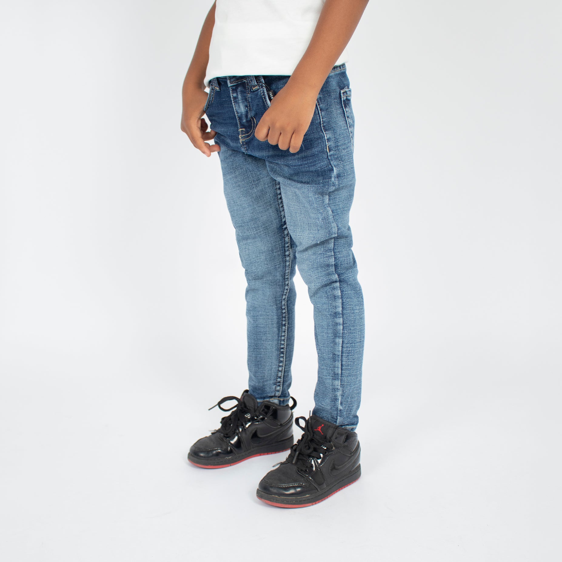 Jean niño skinny desgaste