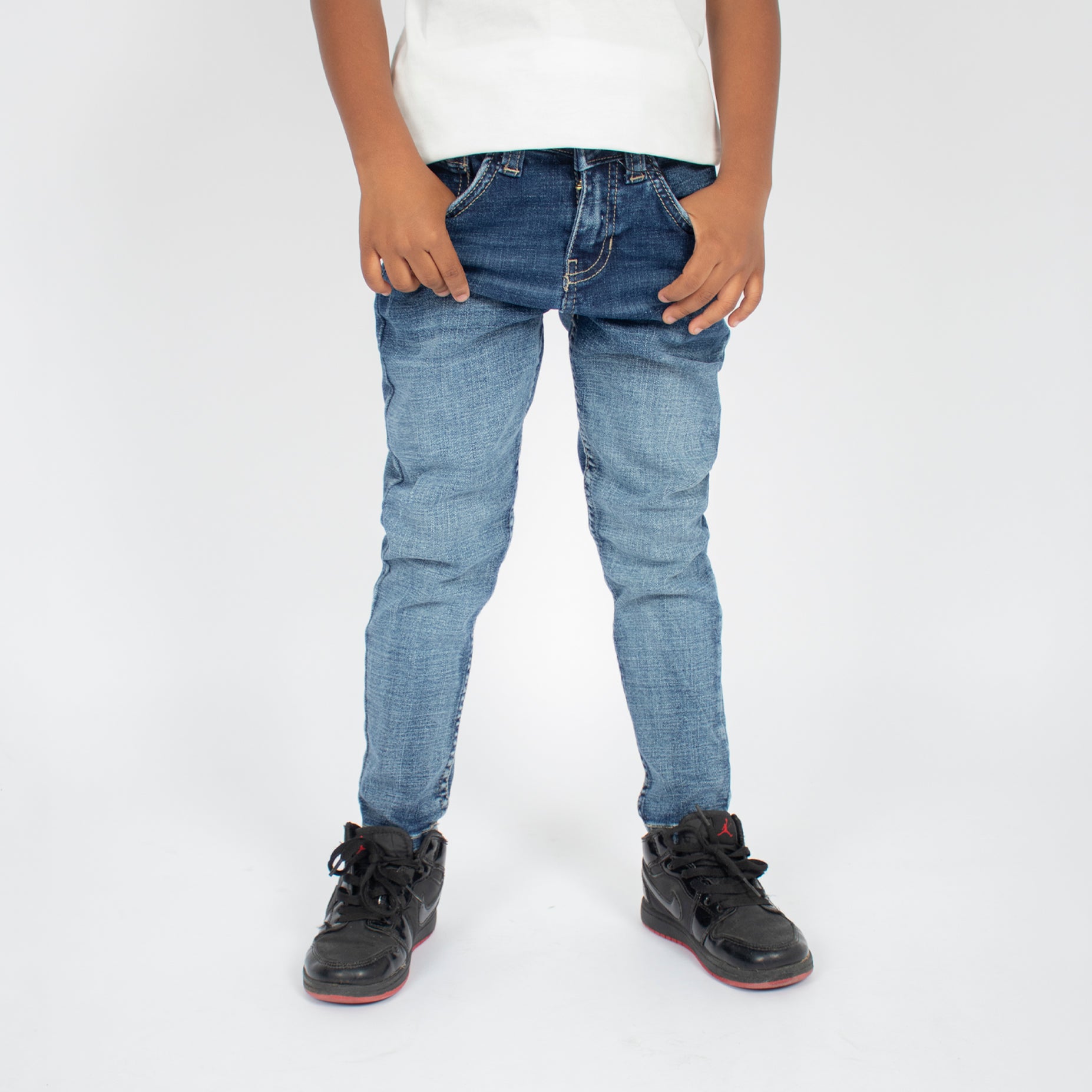 Jean niño skinny desgaste