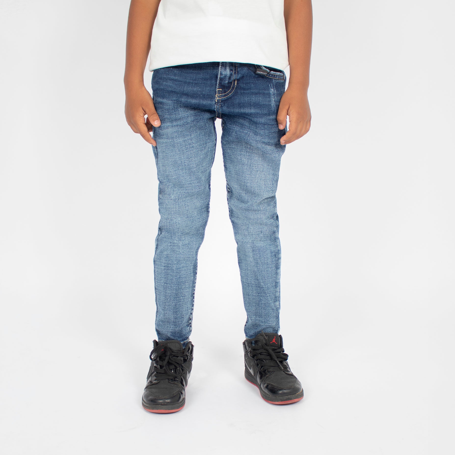 Jean niño skinny desgaste