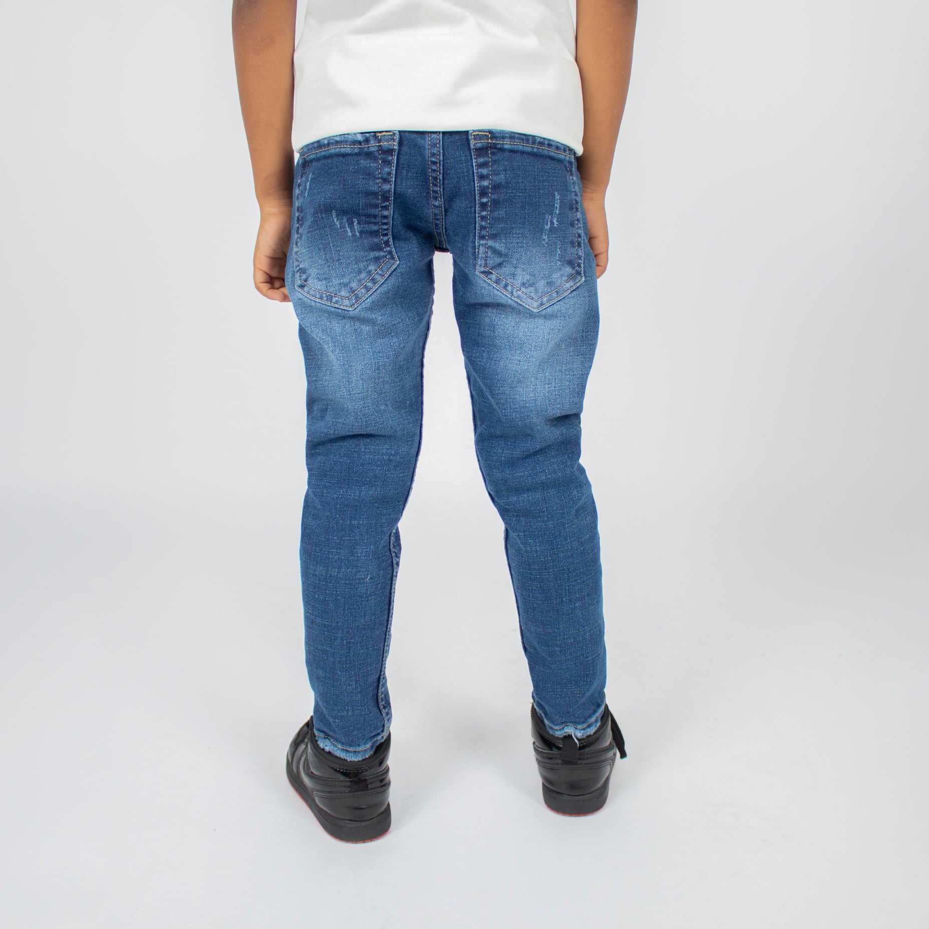 Jean niño skinny azul