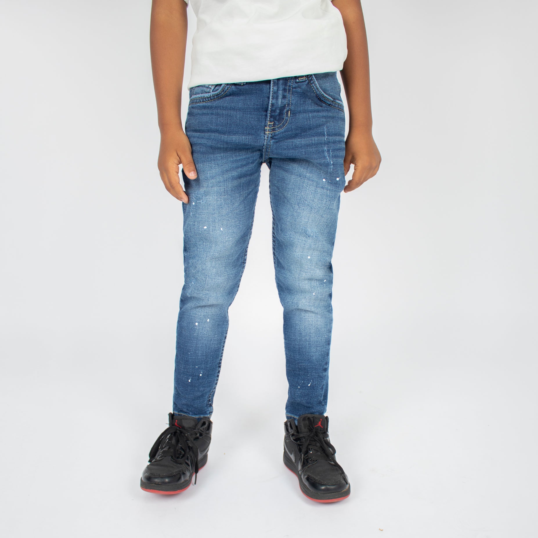 Jean niño skinny azul