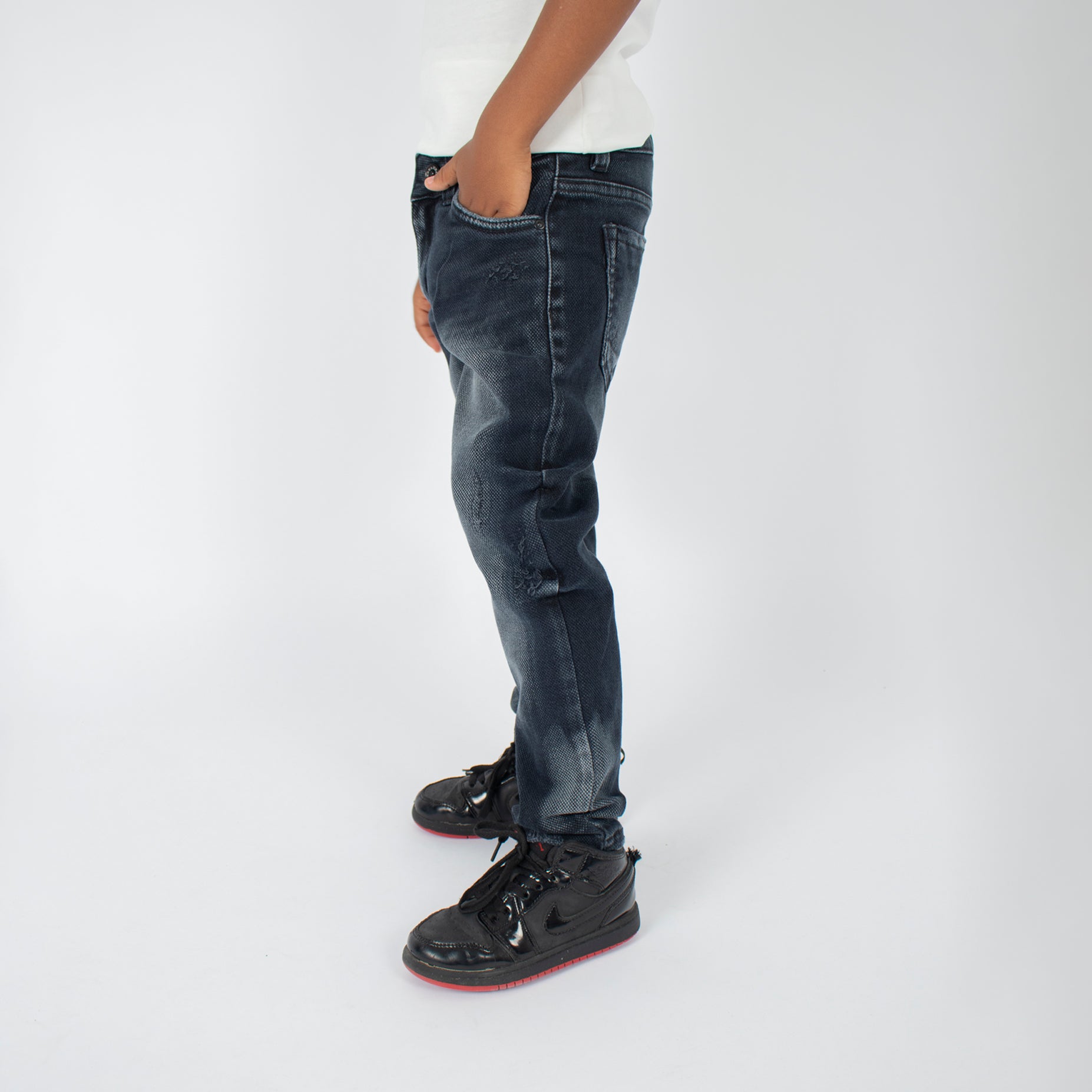 Jean niño skinny azul