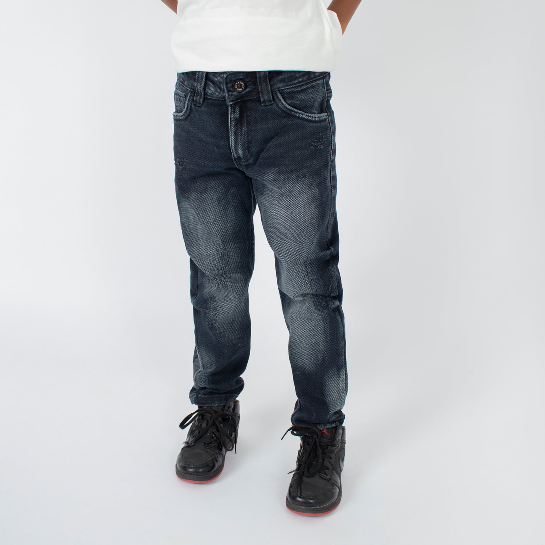 Jean niño skinny azul