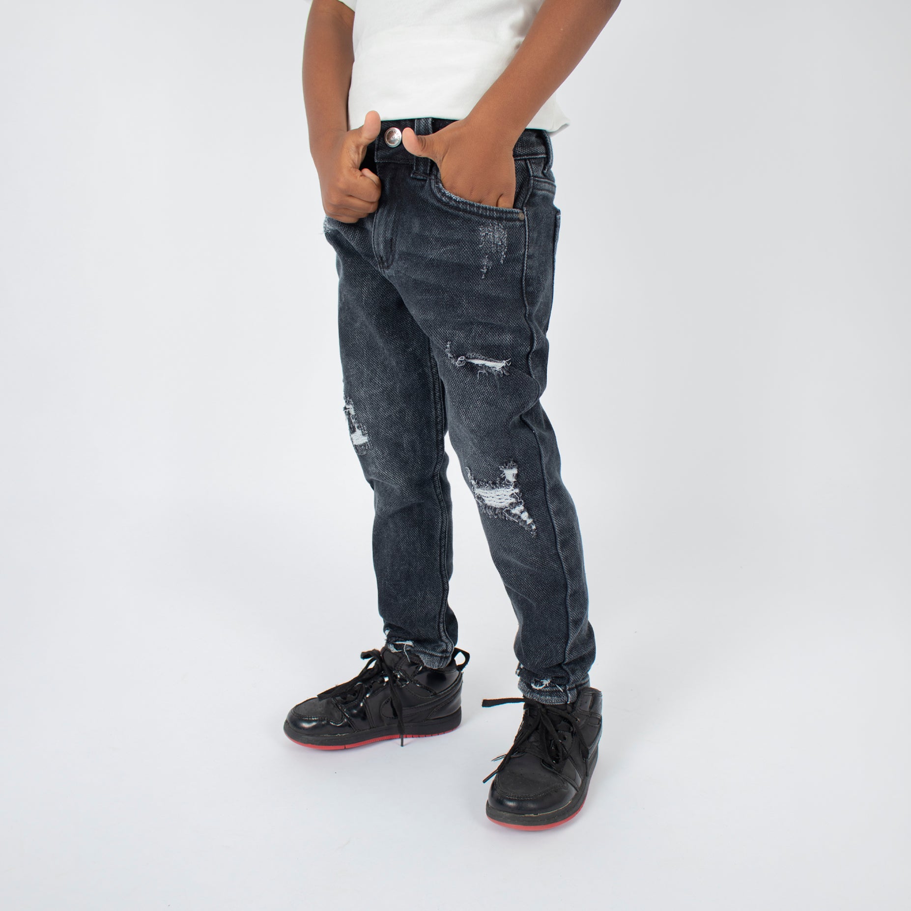 Jean niño skinny azul