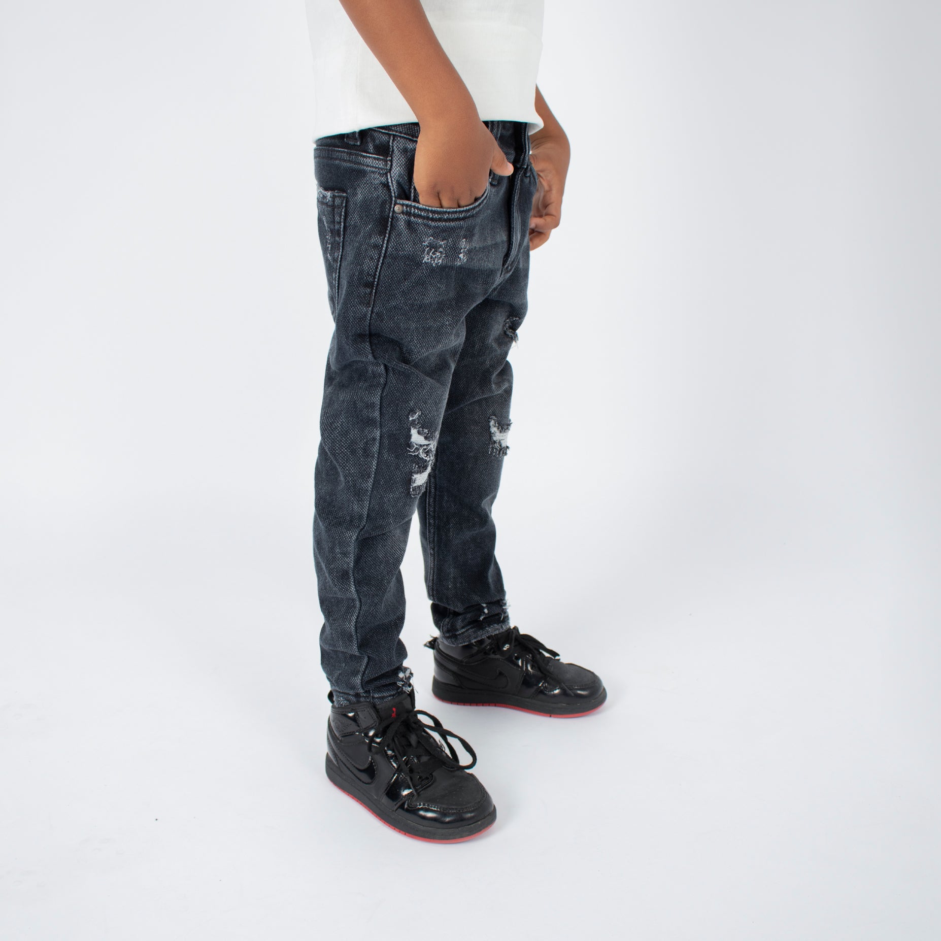 Jean niño skinny azul