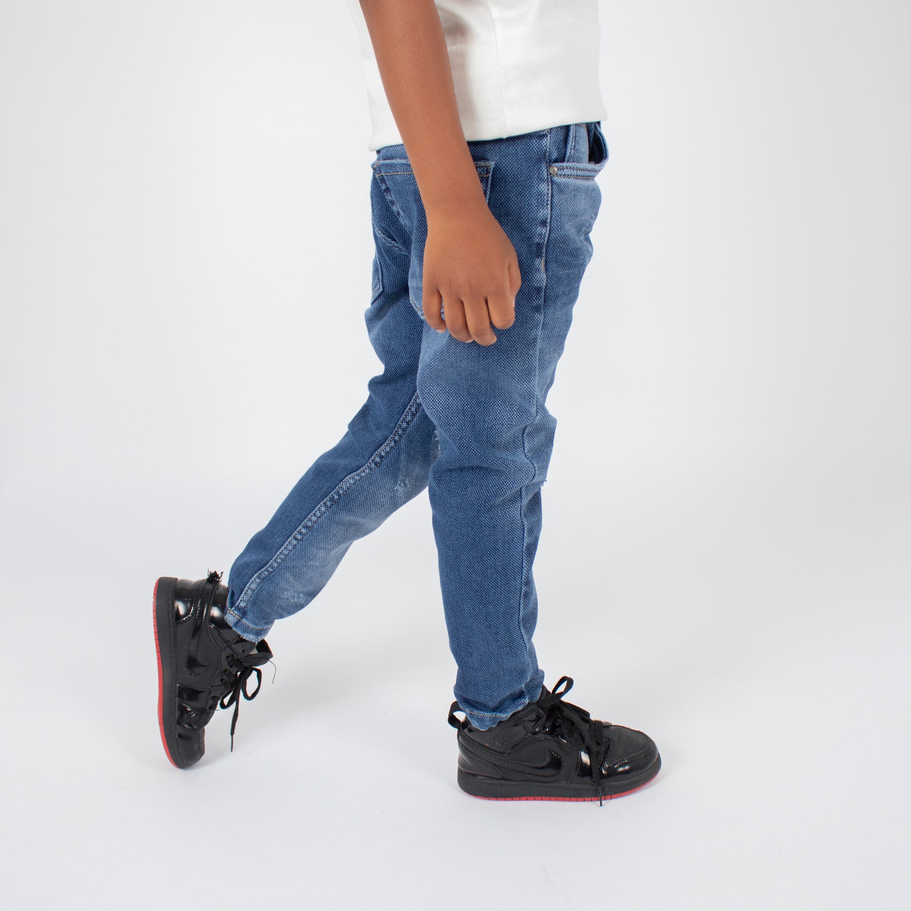 Jean niño skinny azul