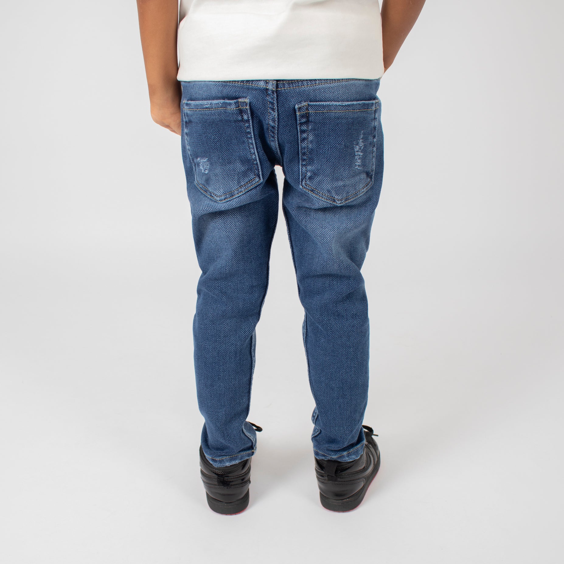 Jean niño skinny azul