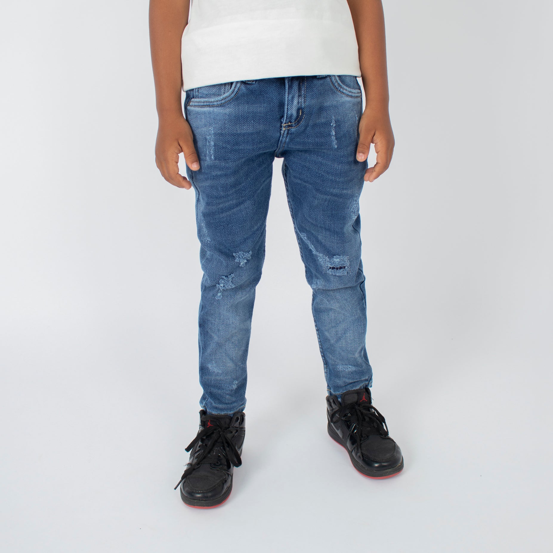 Jean niño skinny azul