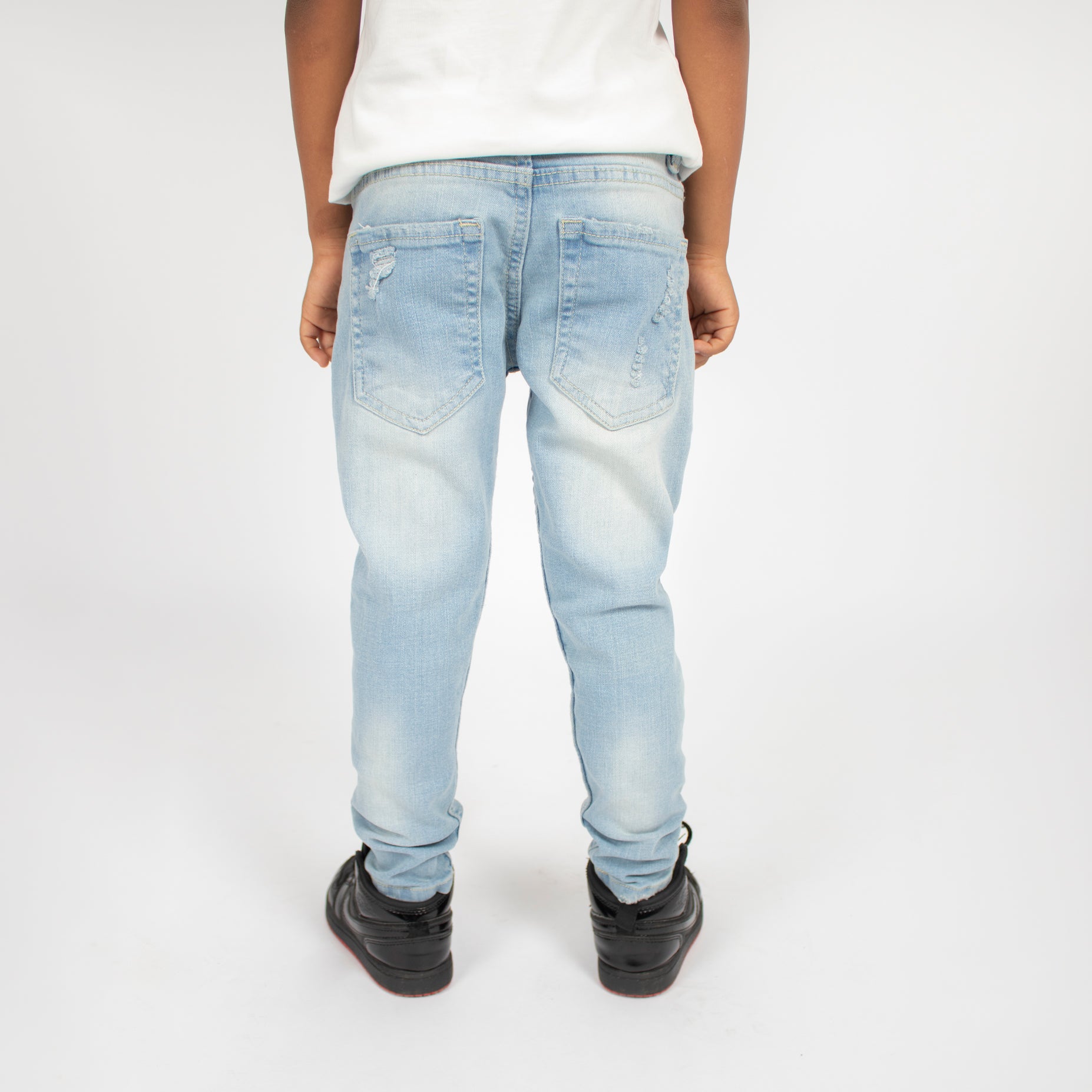 Jean niño skinny desgaste