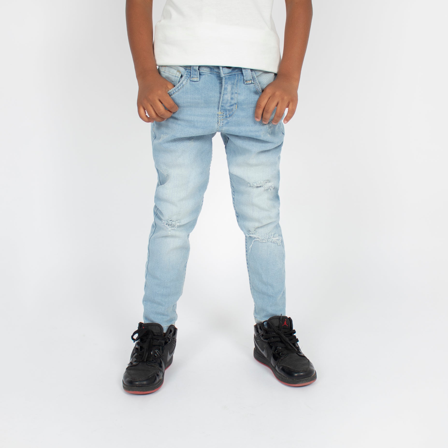 Jean niño skinny desgaste