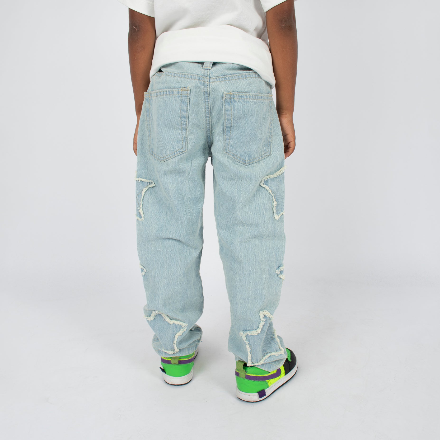 Jean niño baggy estrella