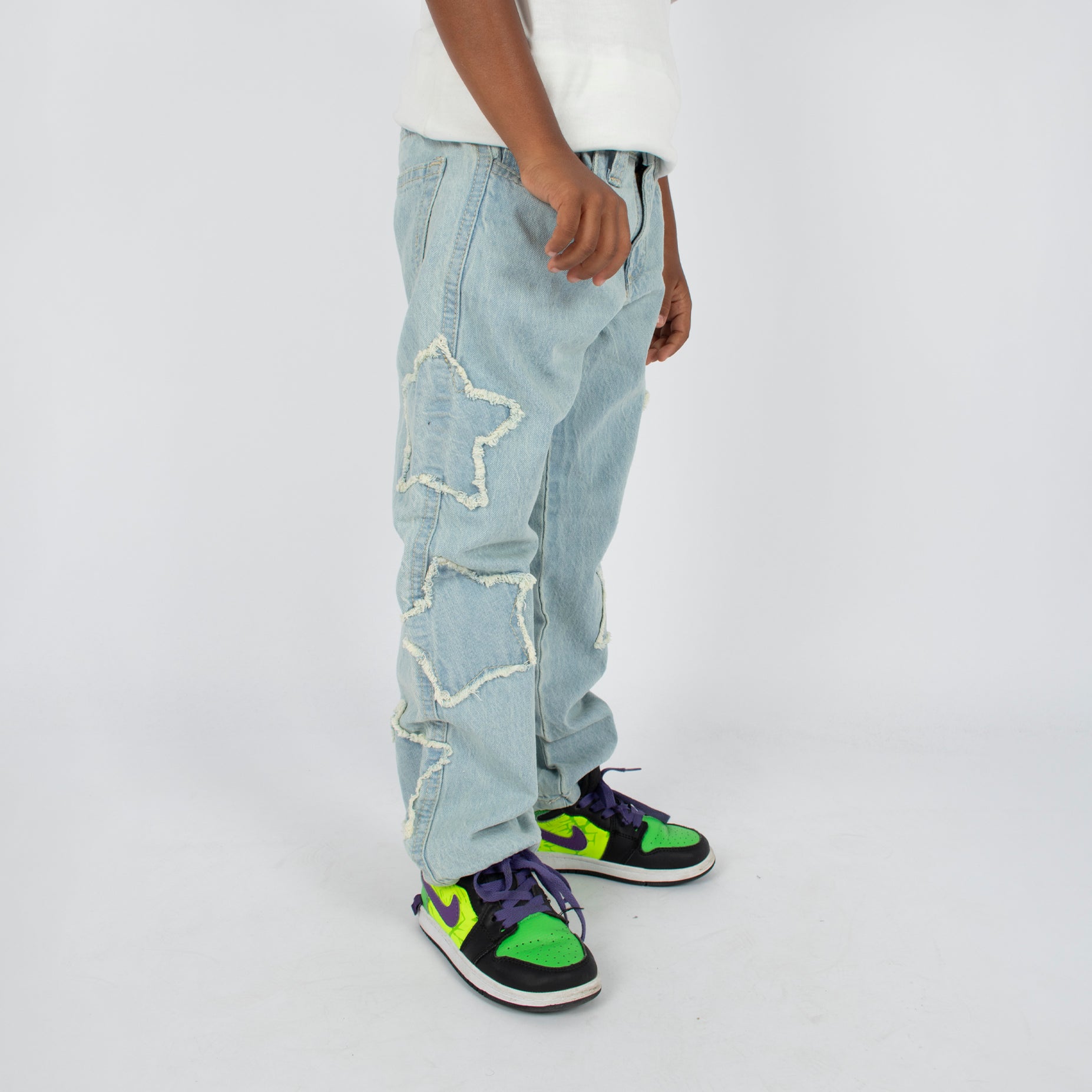 Jean niño baggy estrella