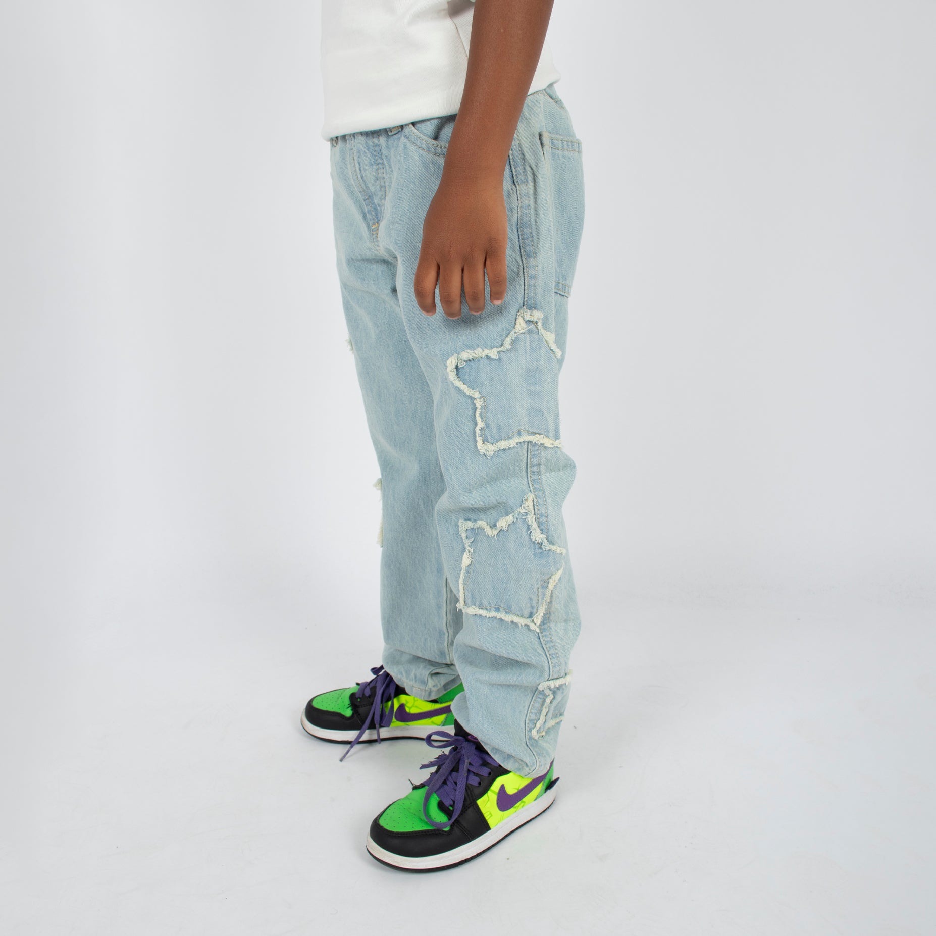 Jean niño baggy estrella