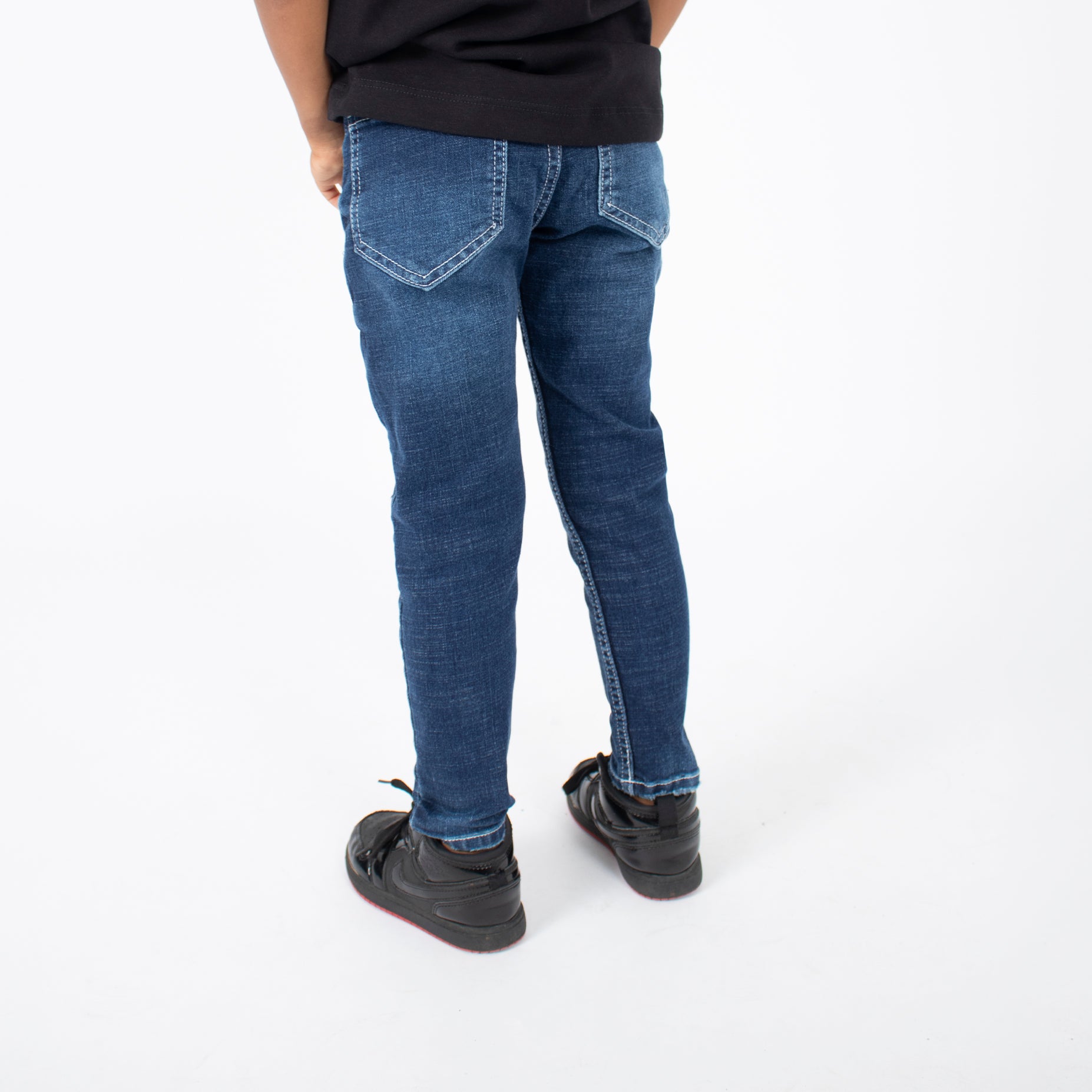 Jean niño skinny azul