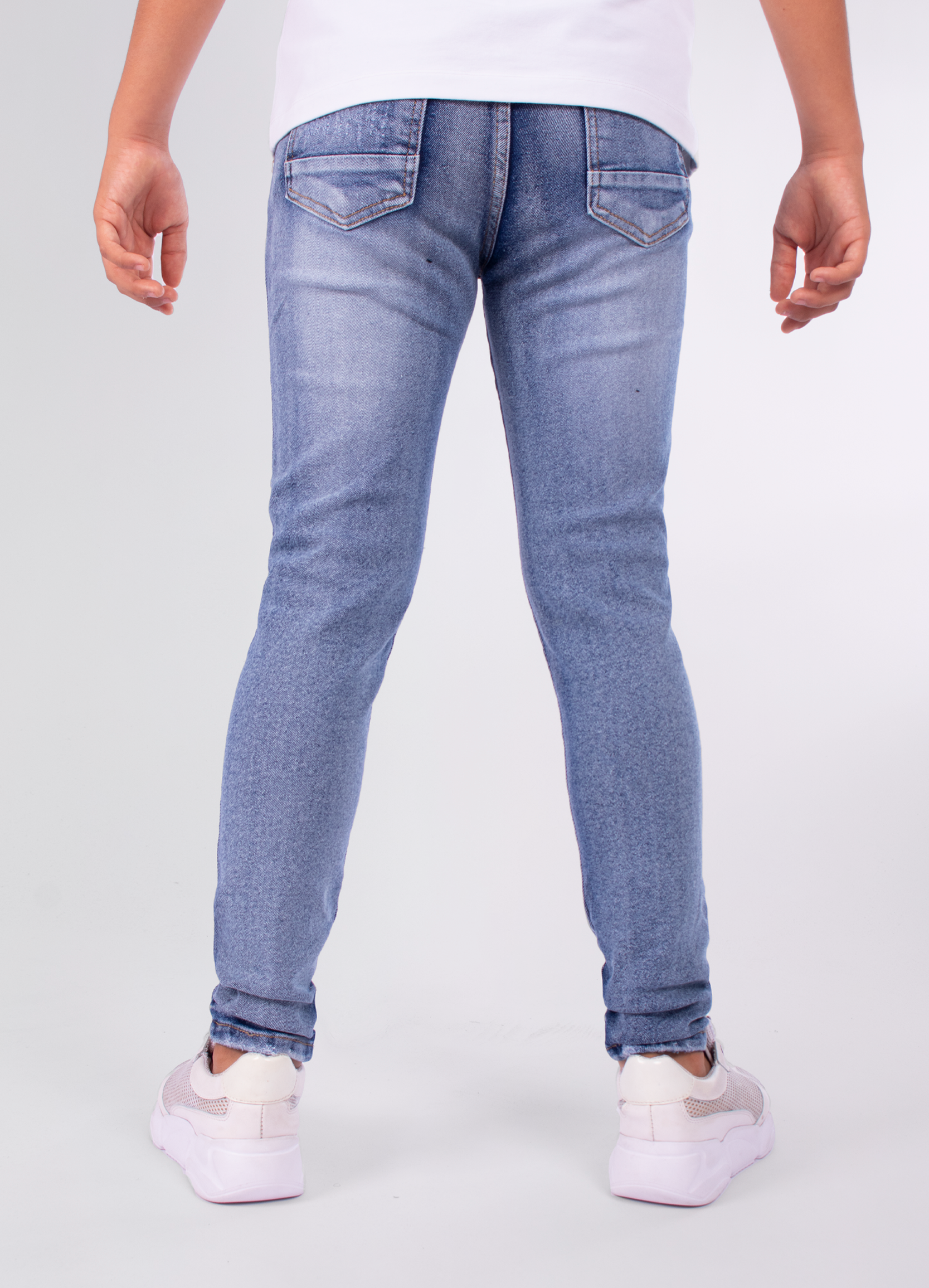 Jean Niño Reserva  Blanca y Eestampado