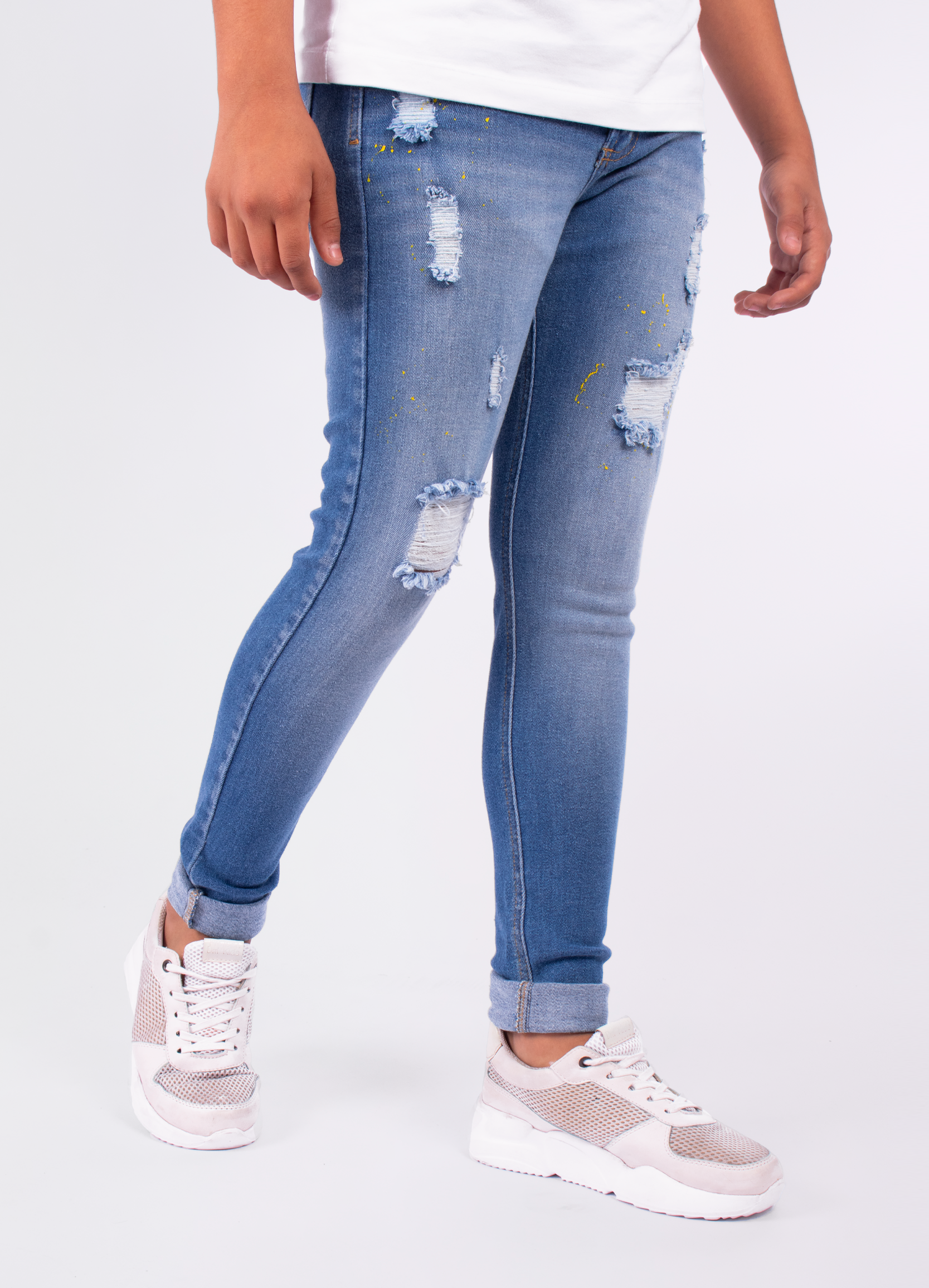 Jean kids azul rotos