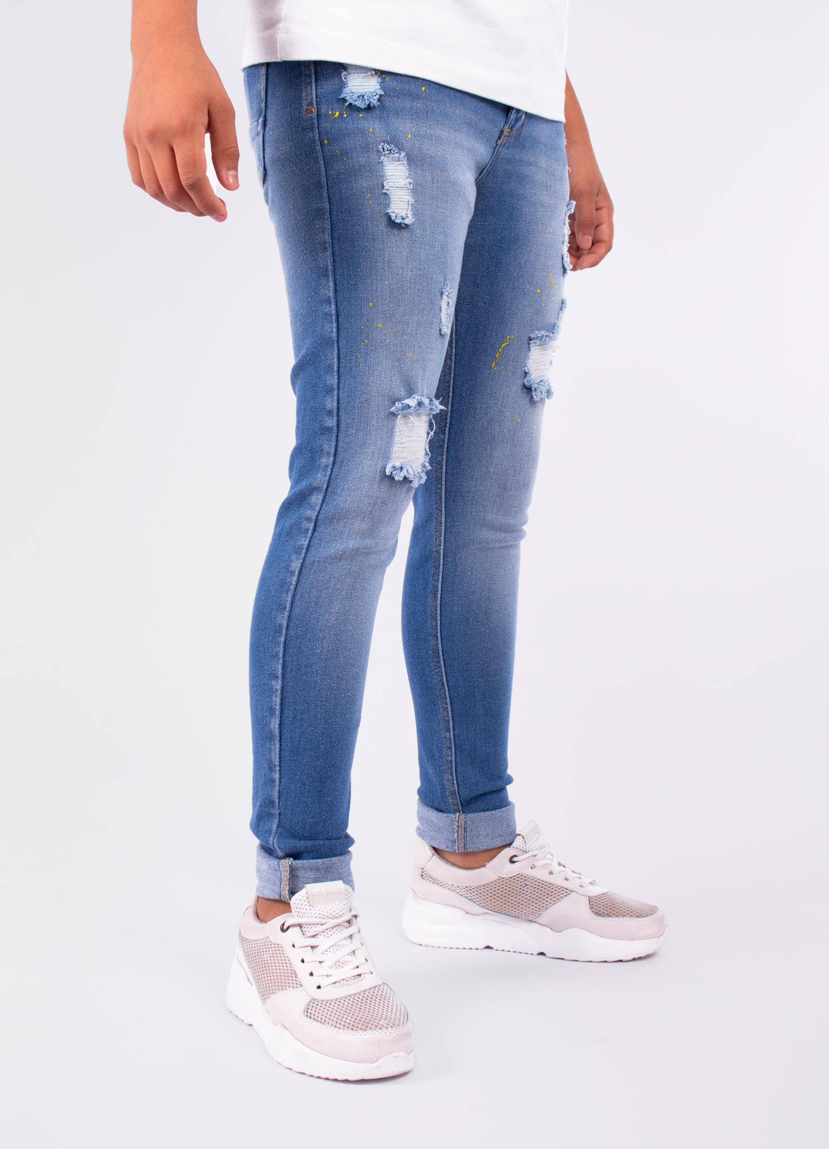 Jean kids azul rotos