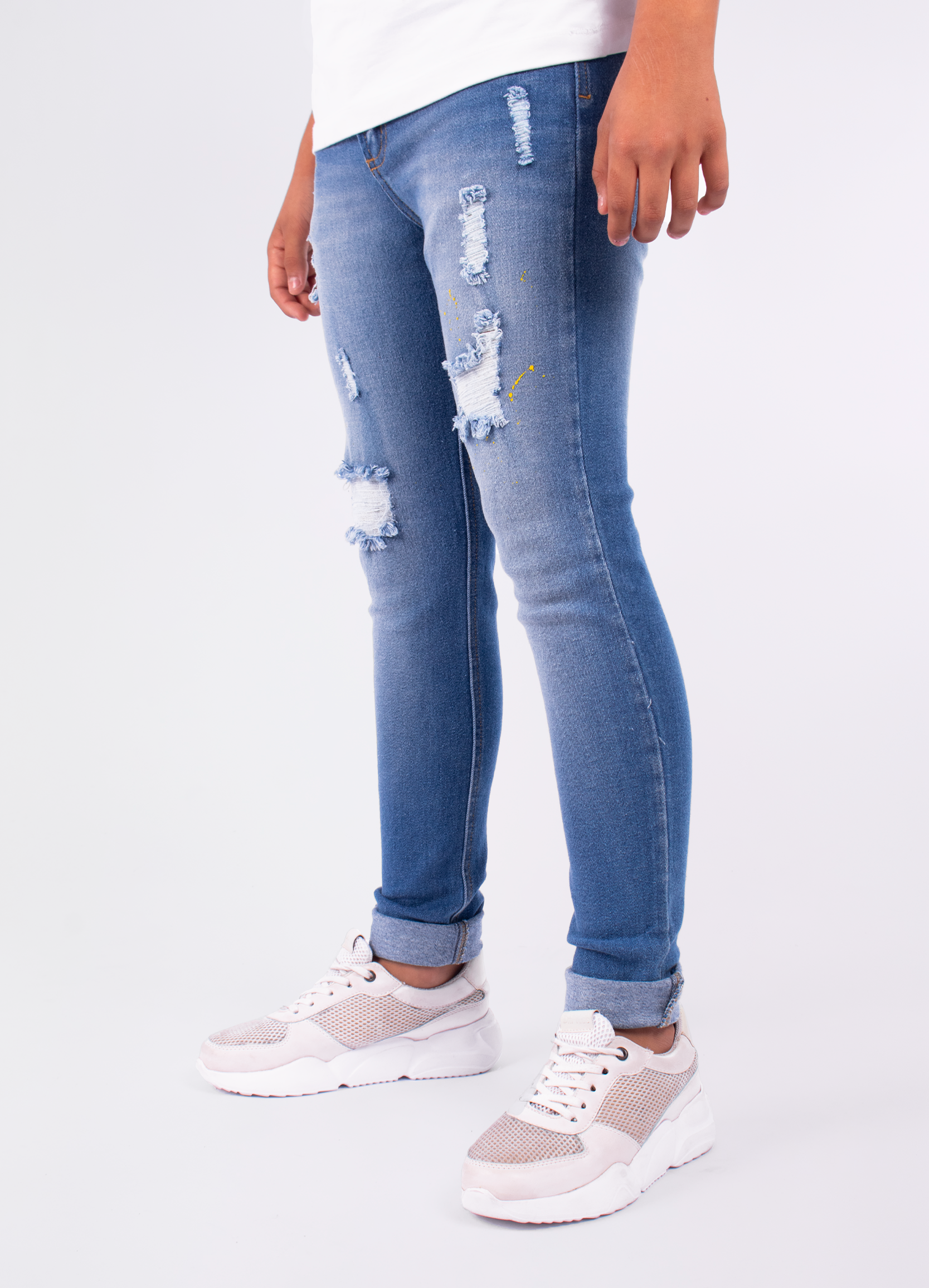 Jean kids azul rotos