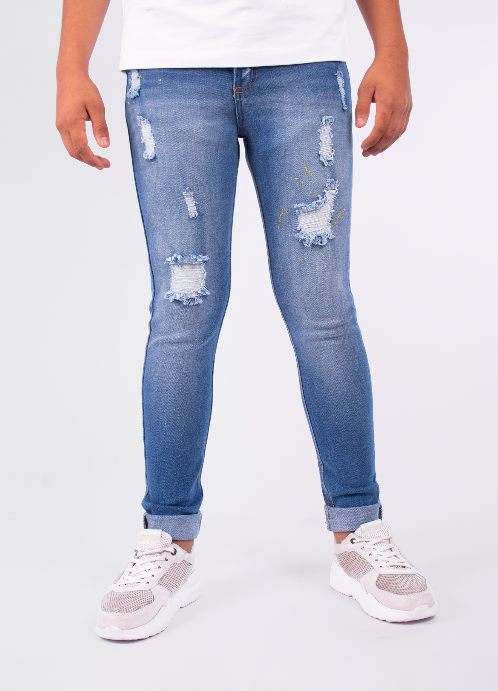 Jean kids azul rotos