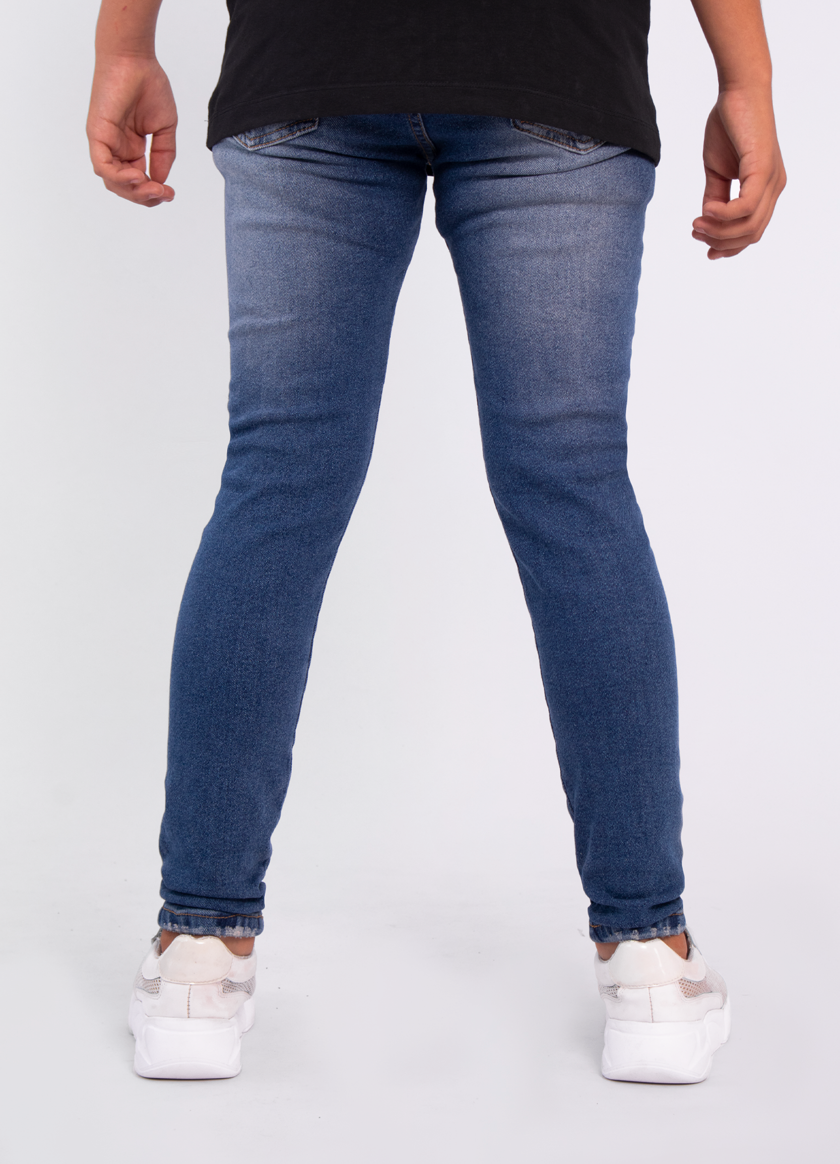 Jean niño Parches negros