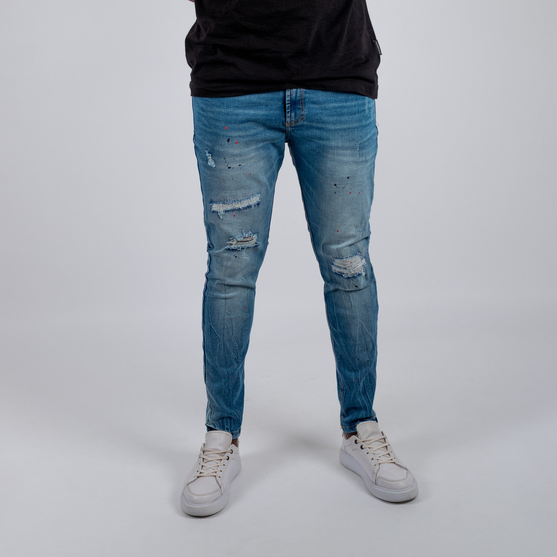 Jean hombre skinny desgaste