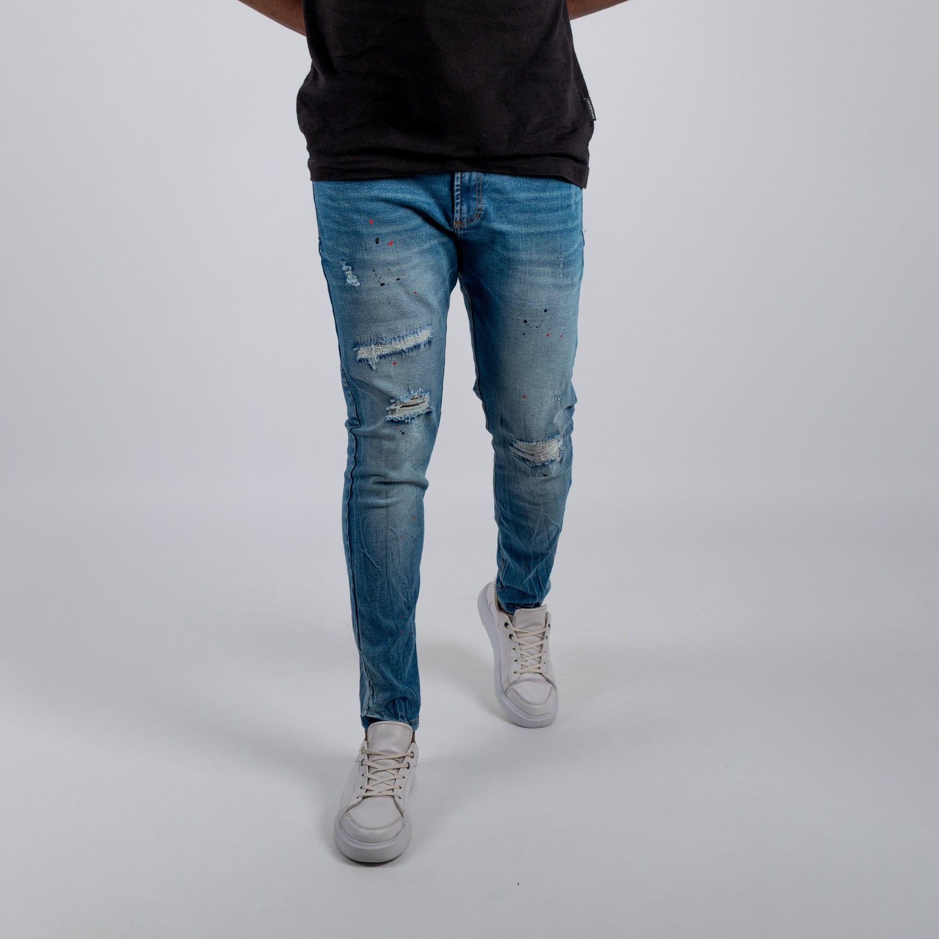 Jean hombre skinny desgaste